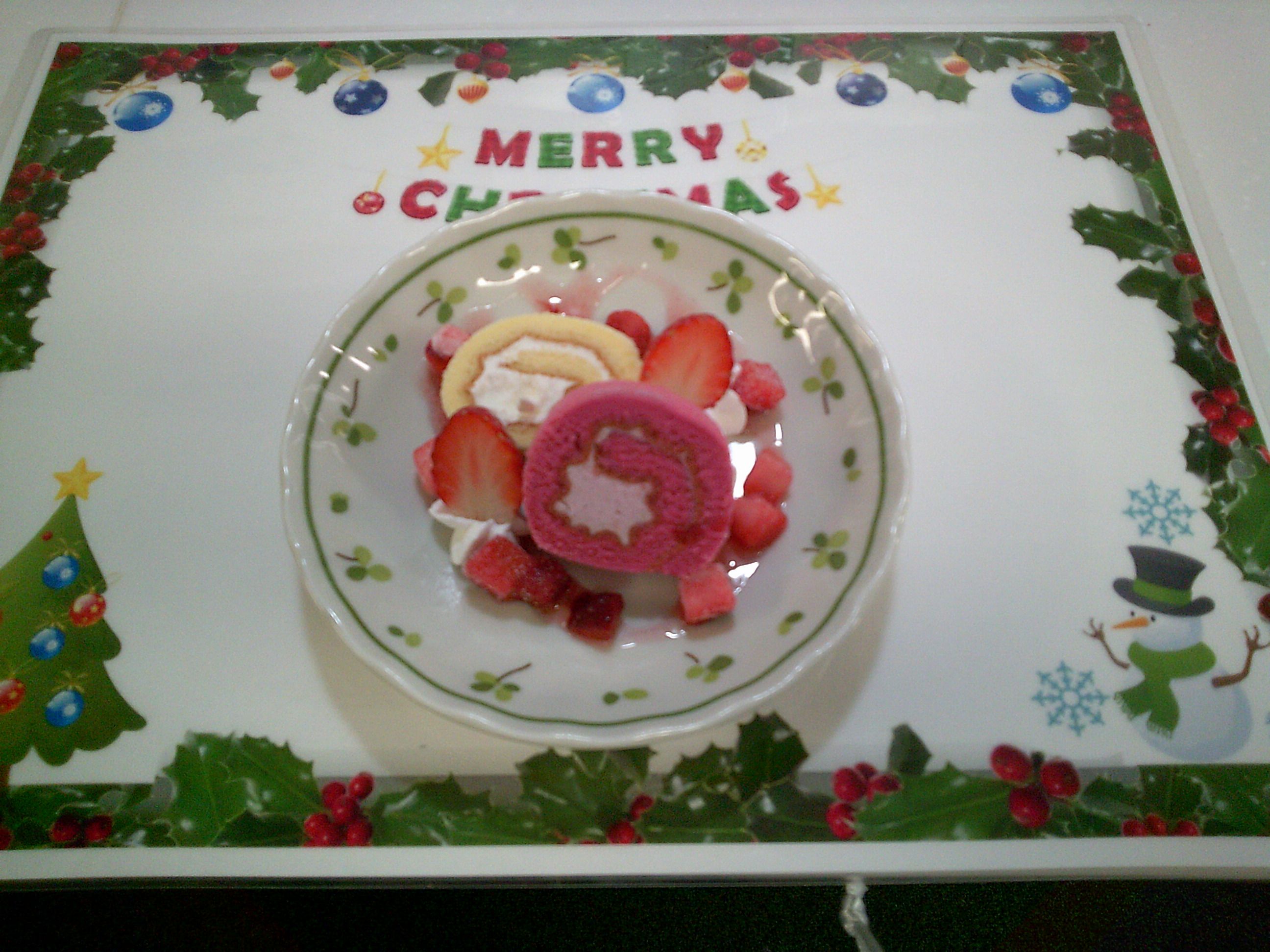 手作りクリスマスケーキ