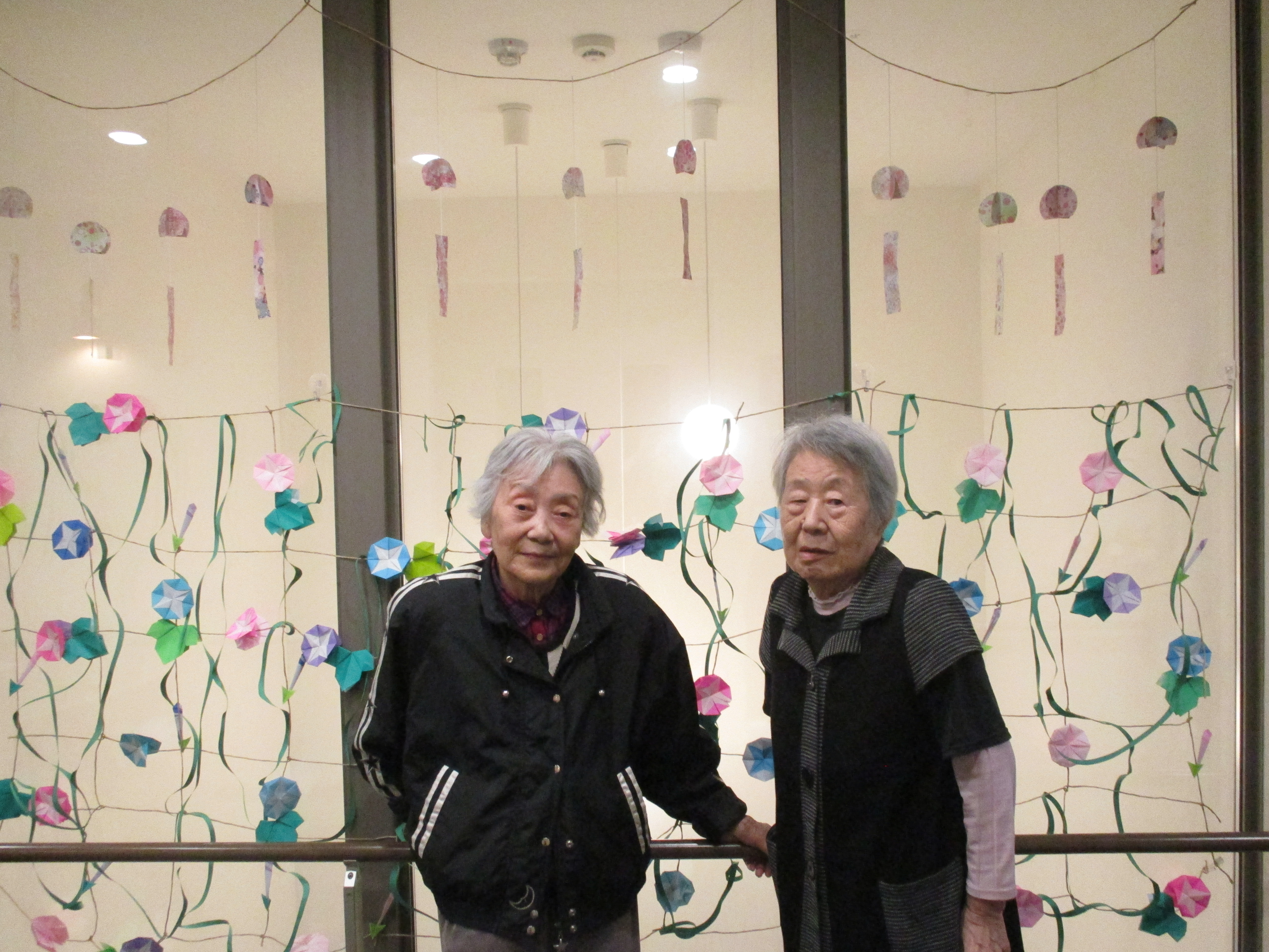 7月の壁アート🪷