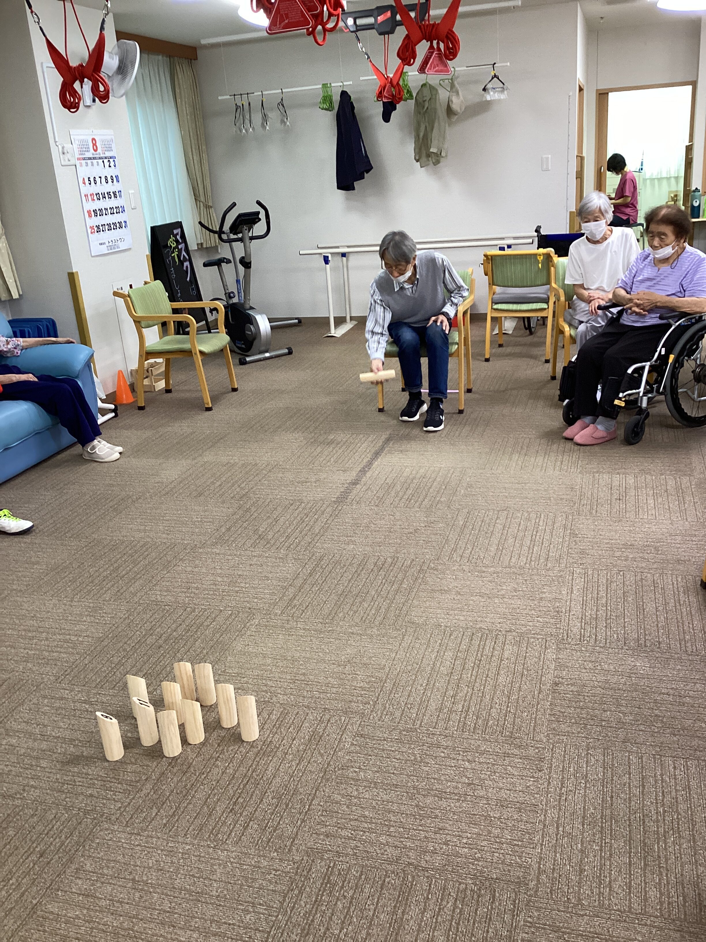 コントロールが難しい！！【モルック】ゲーム📍