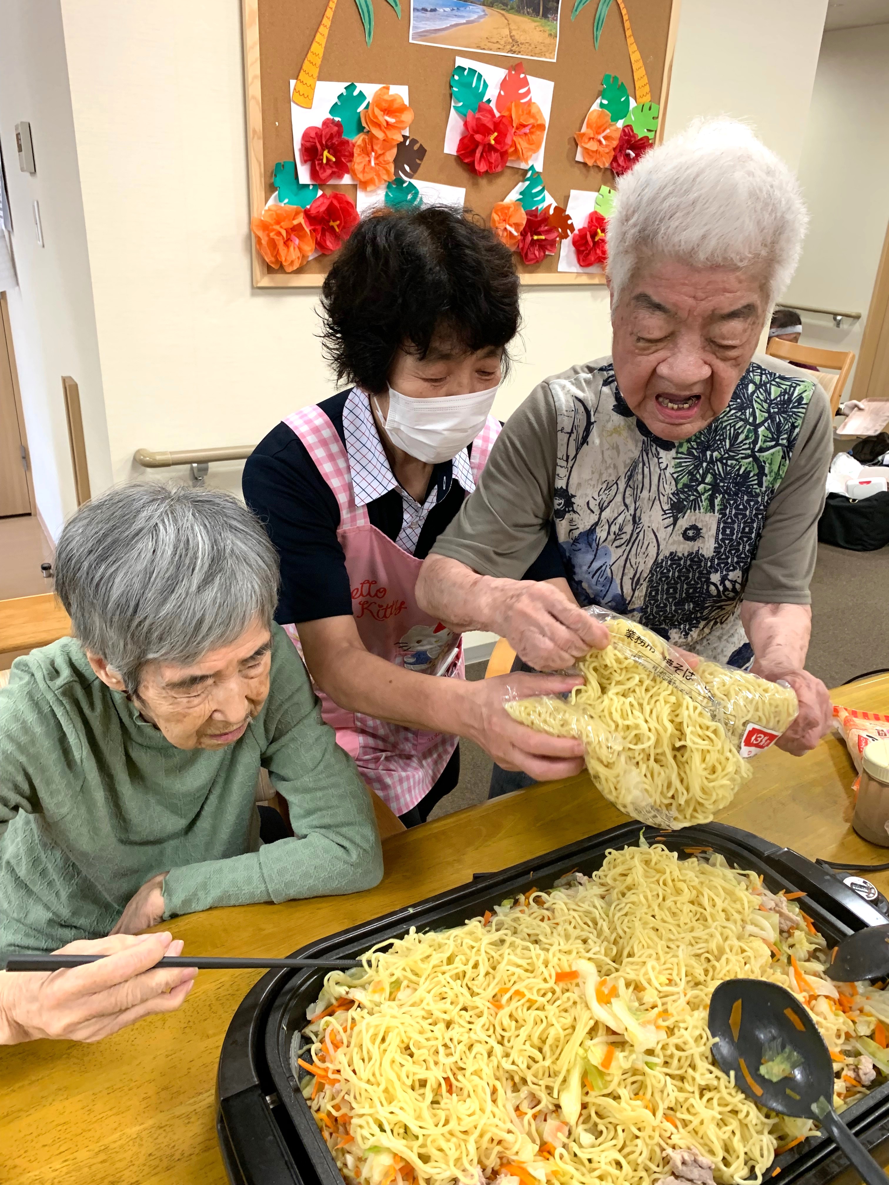 食レク　焼きそば準備編