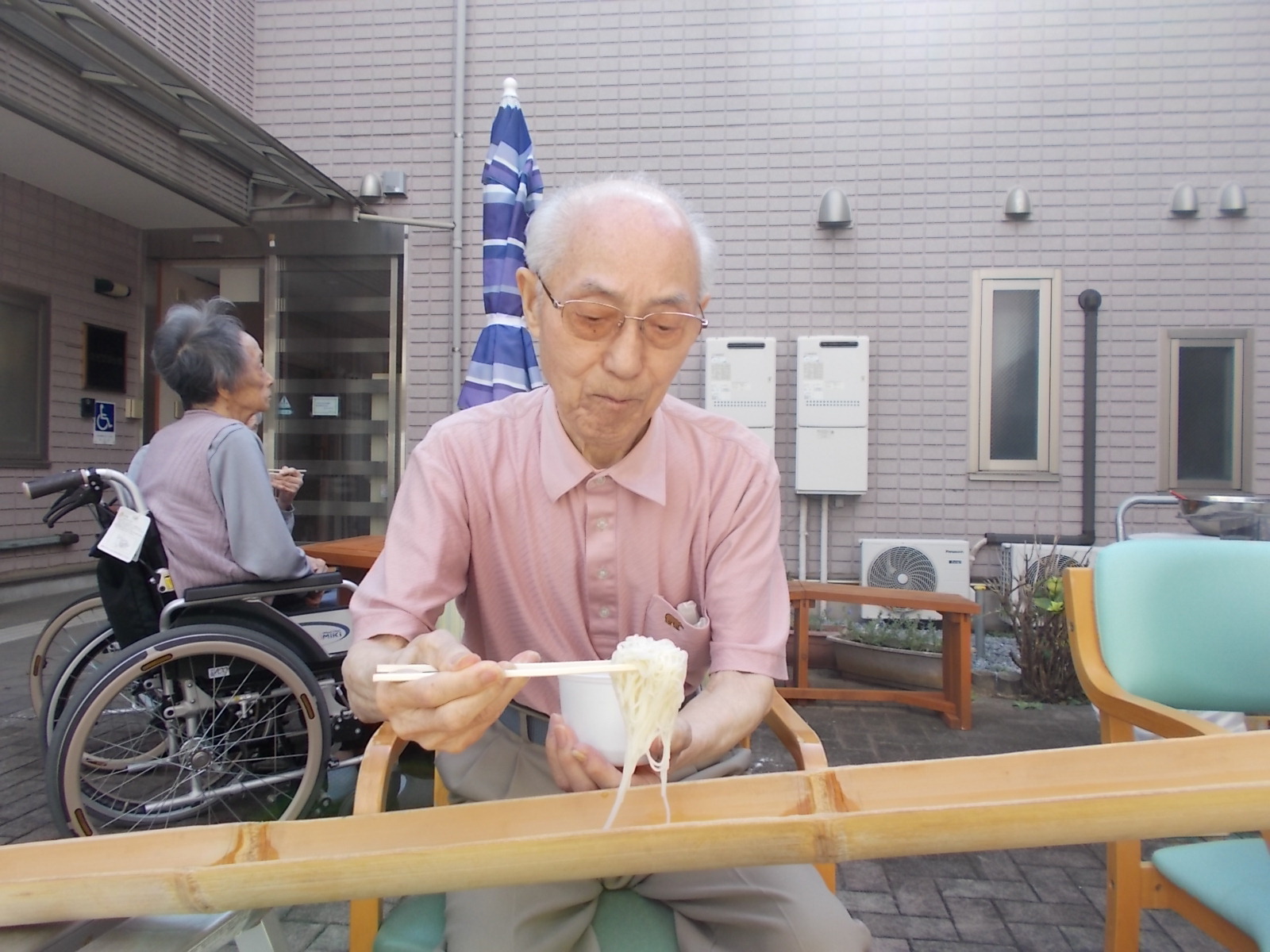 流しソーメンで涼を感じた日