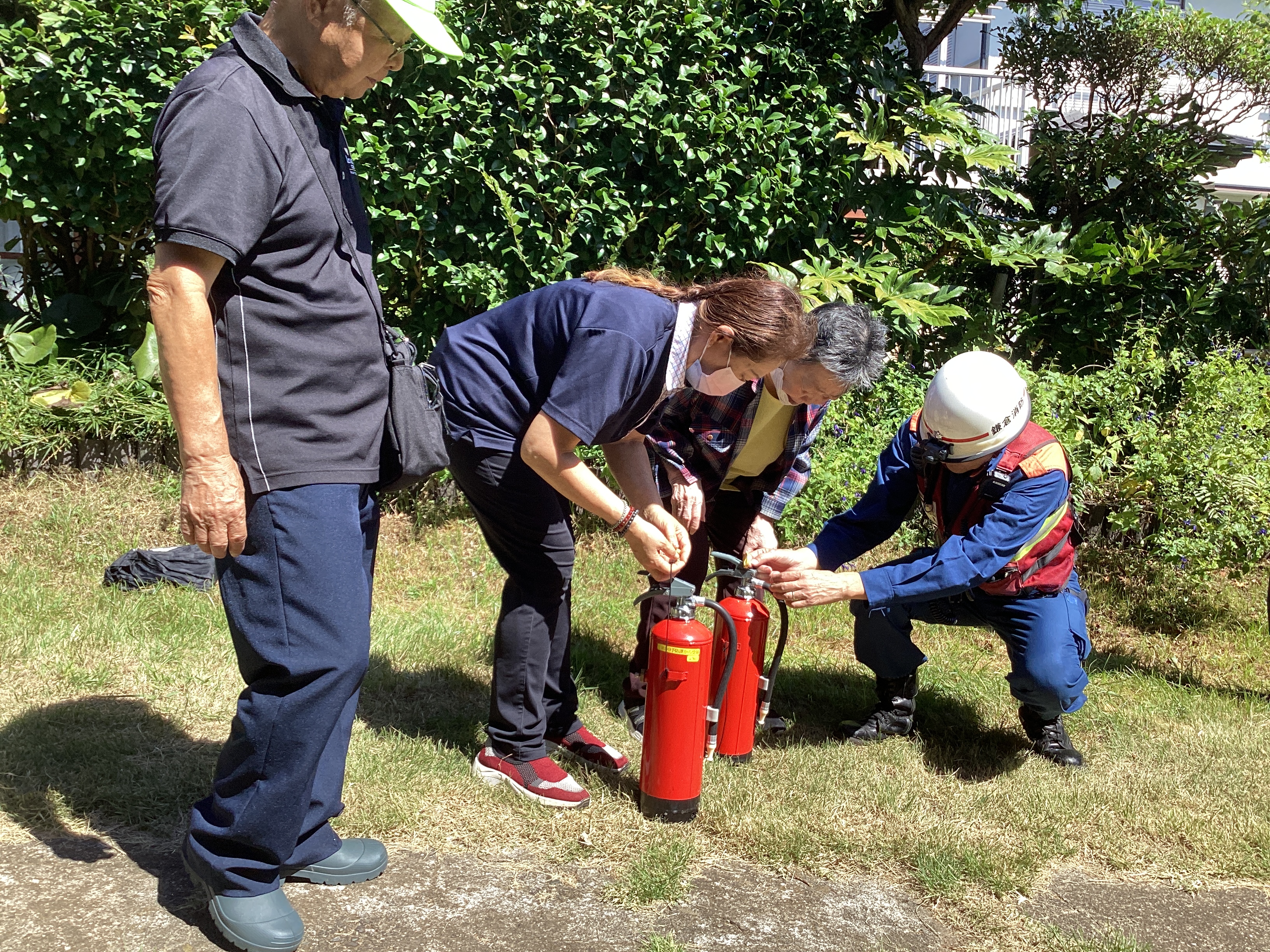 地域の防災訓練に参加してきました。
