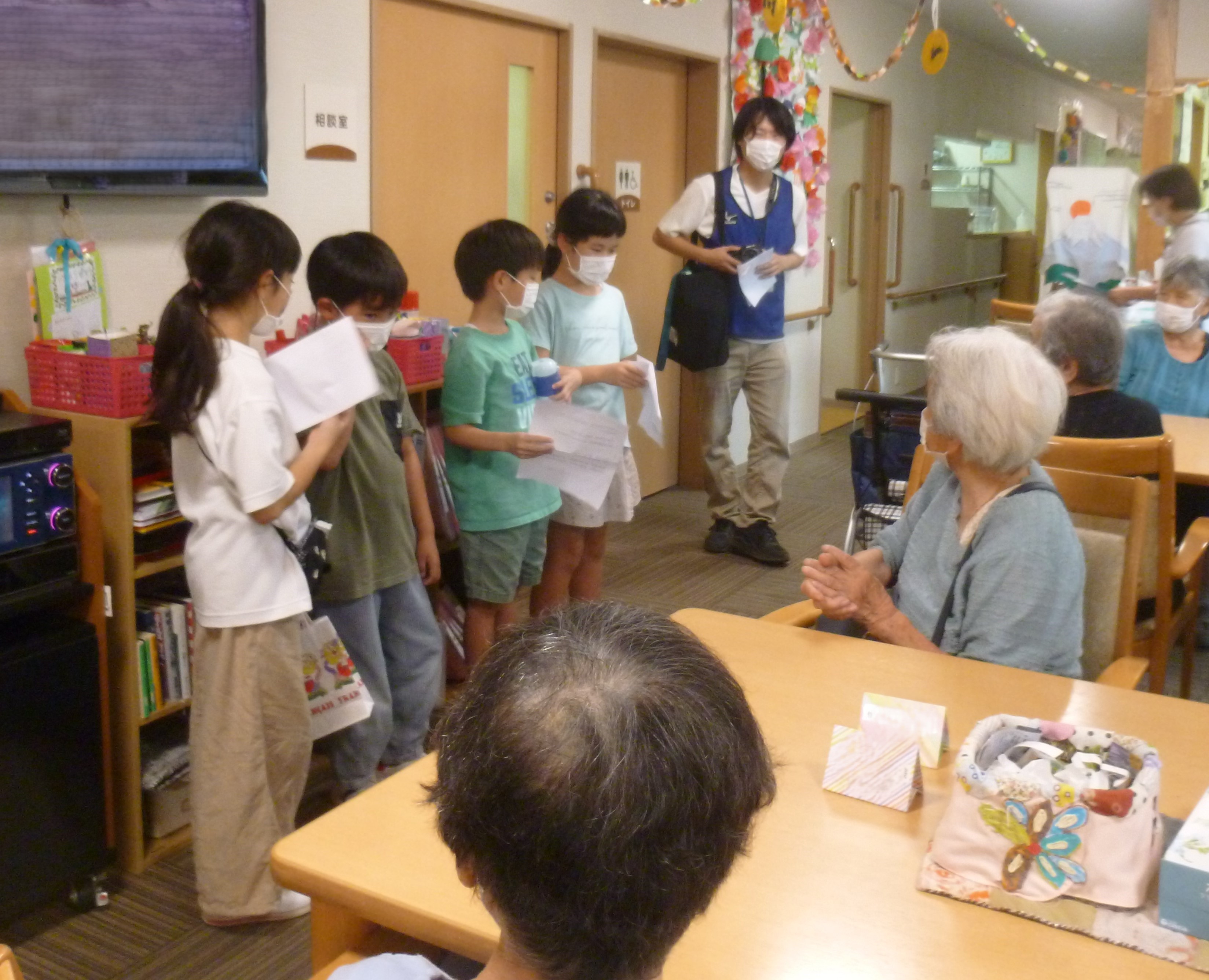 地域の小学生との交流会