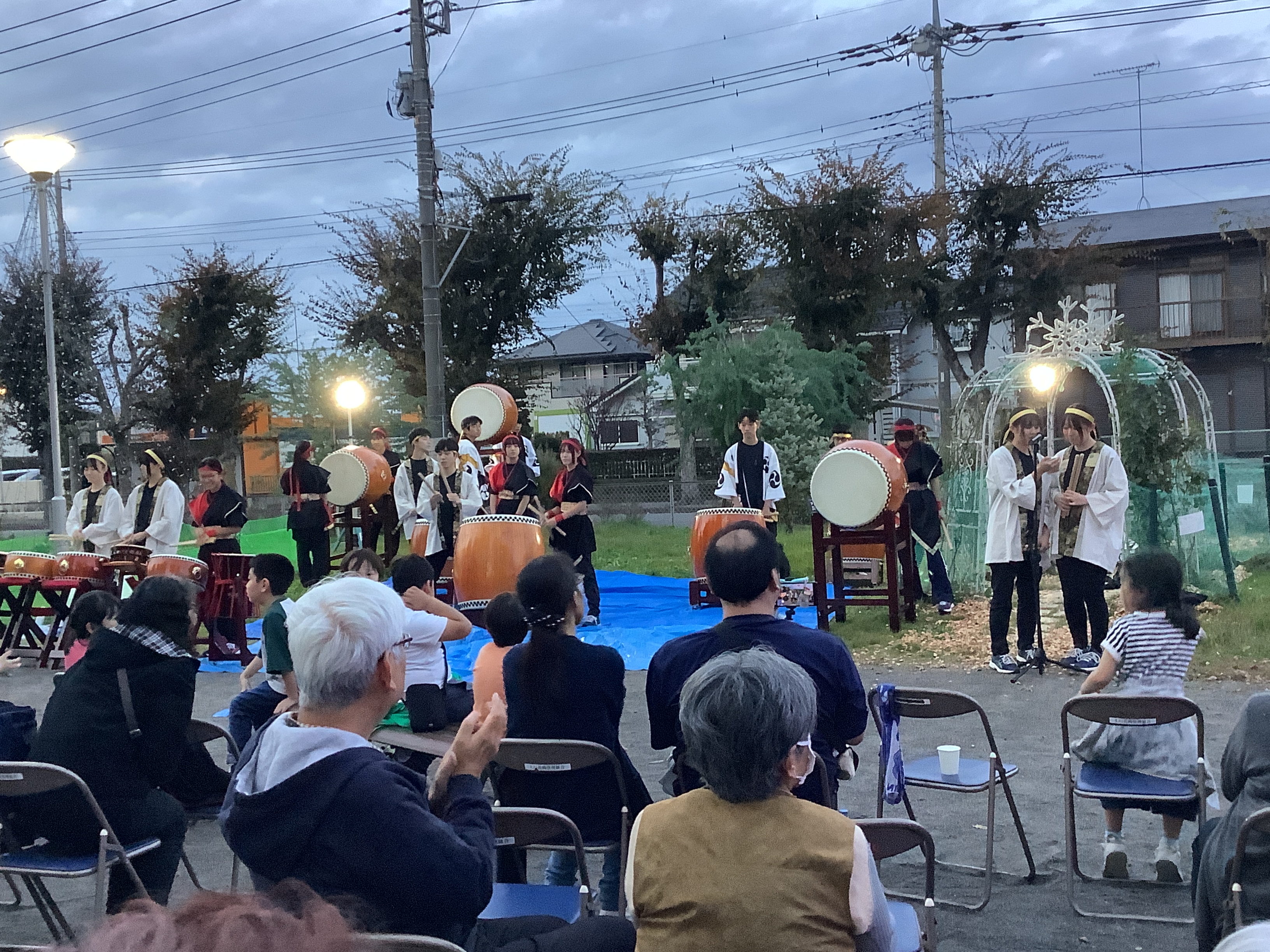 イルミネーション点灯式に参加しました