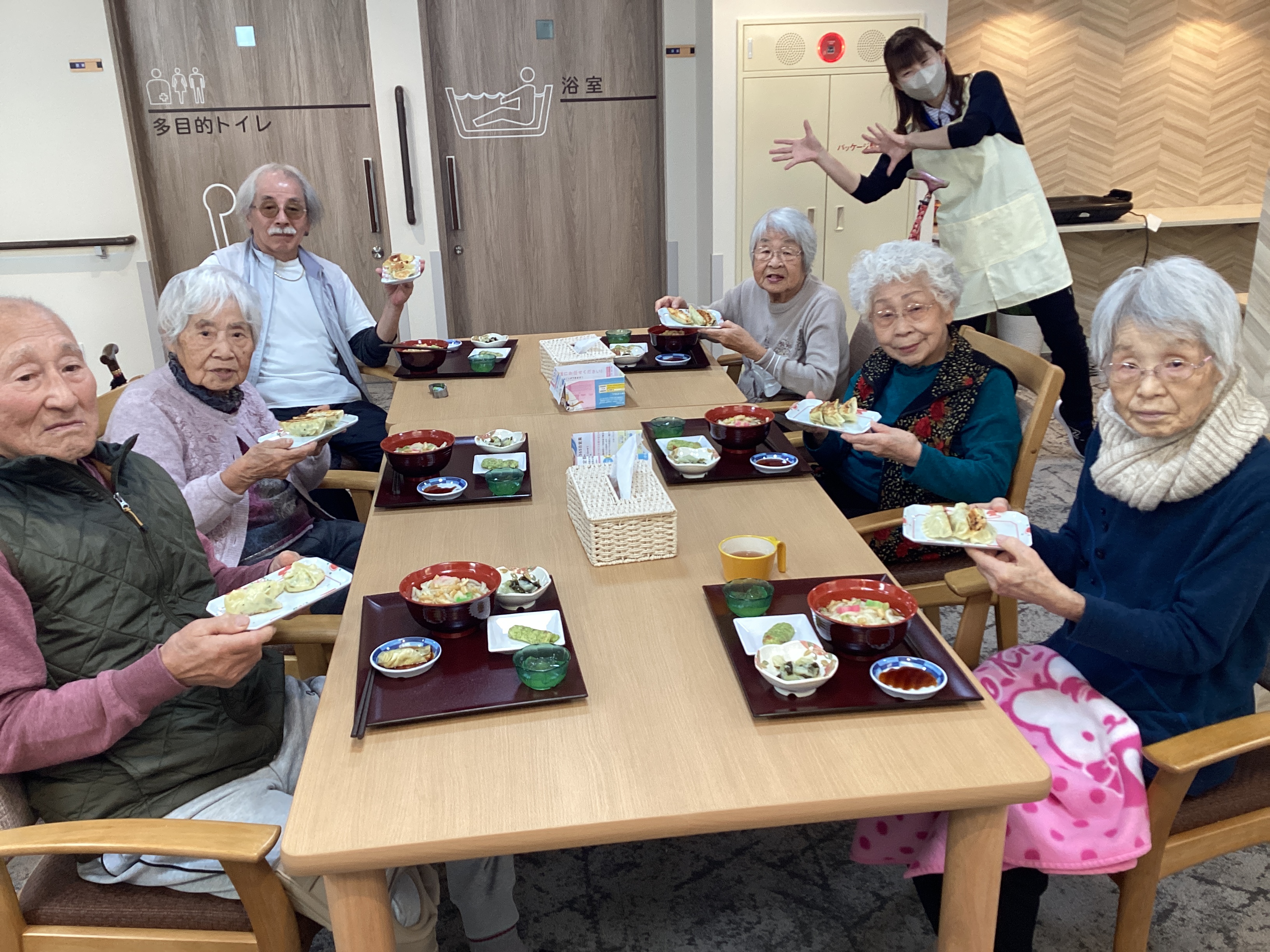 食事レクリエーション「餃子」🥟