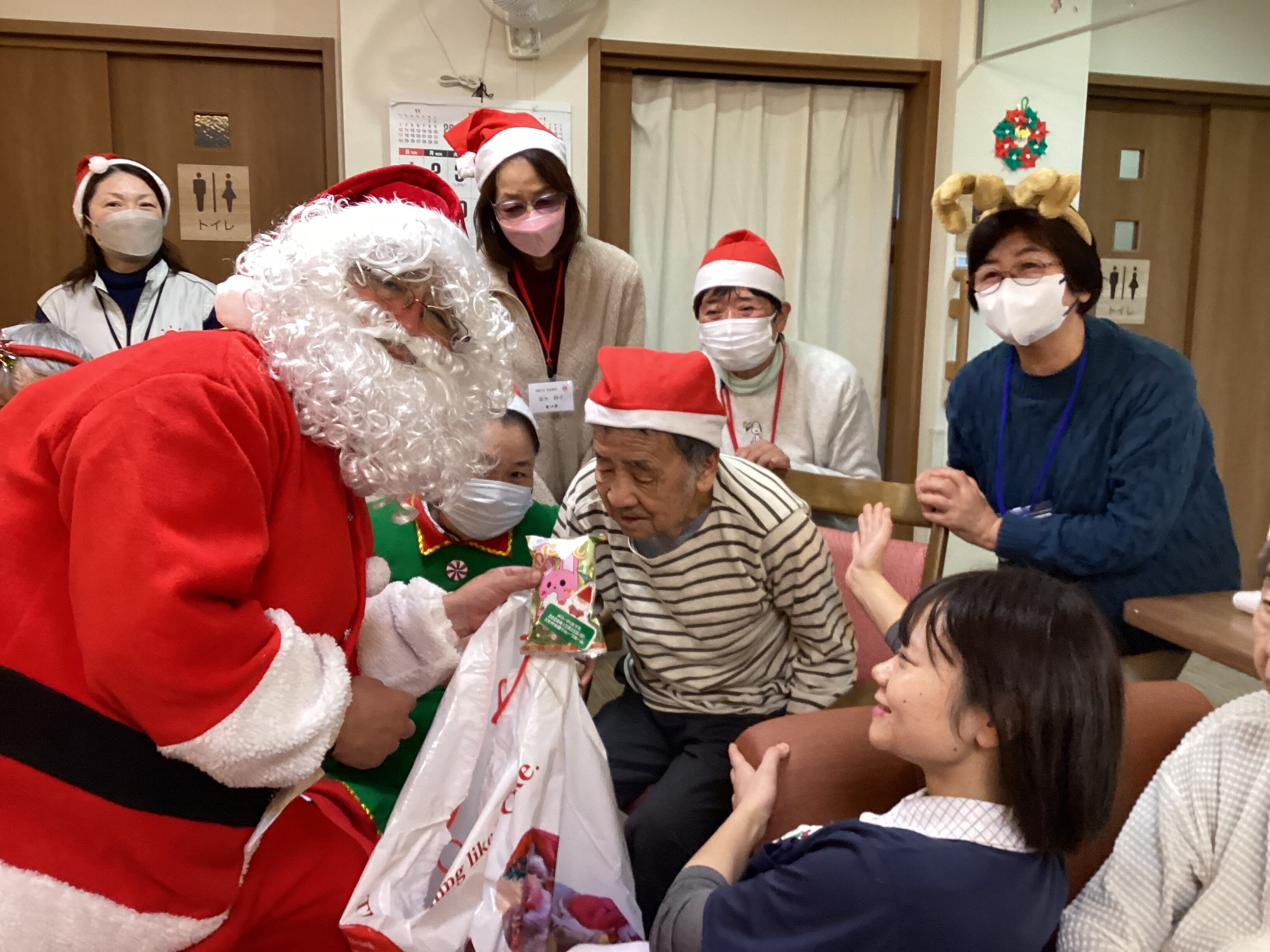 ミモザ市原GHにサンタがやってきた！！