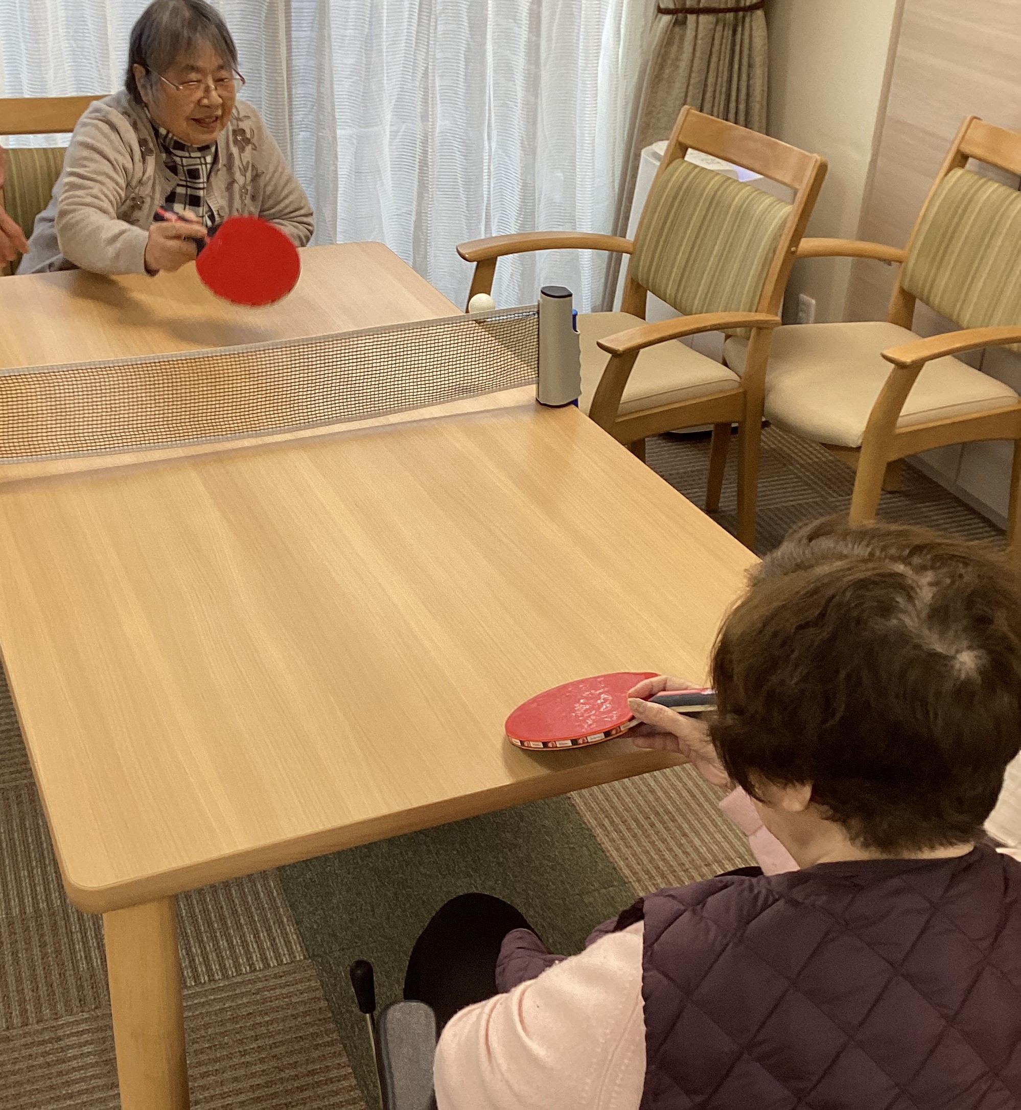 多彩なレクに挑戦！この日は卓球で盛り上がりました🏓