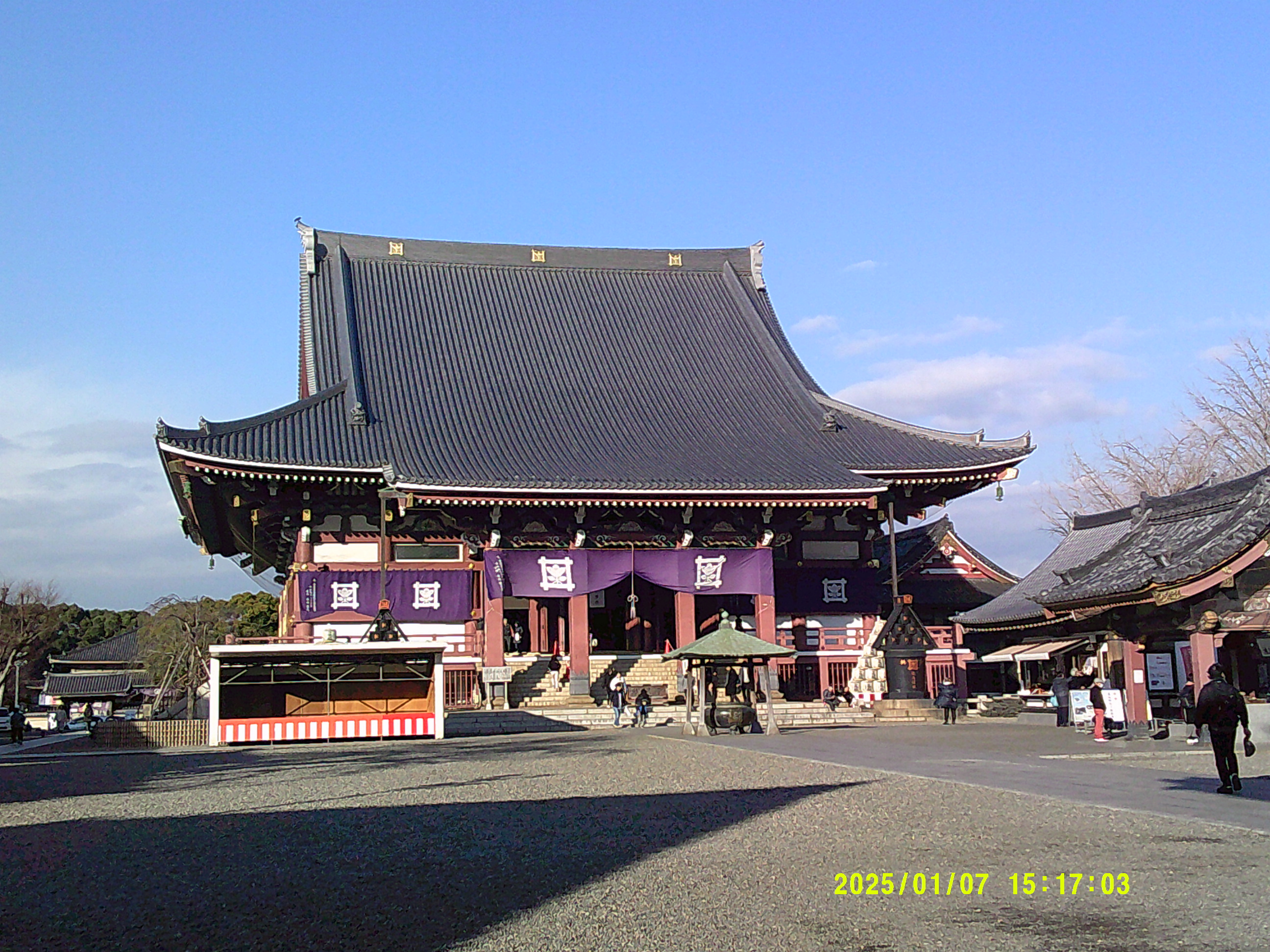 初詣（池上本門寺）①