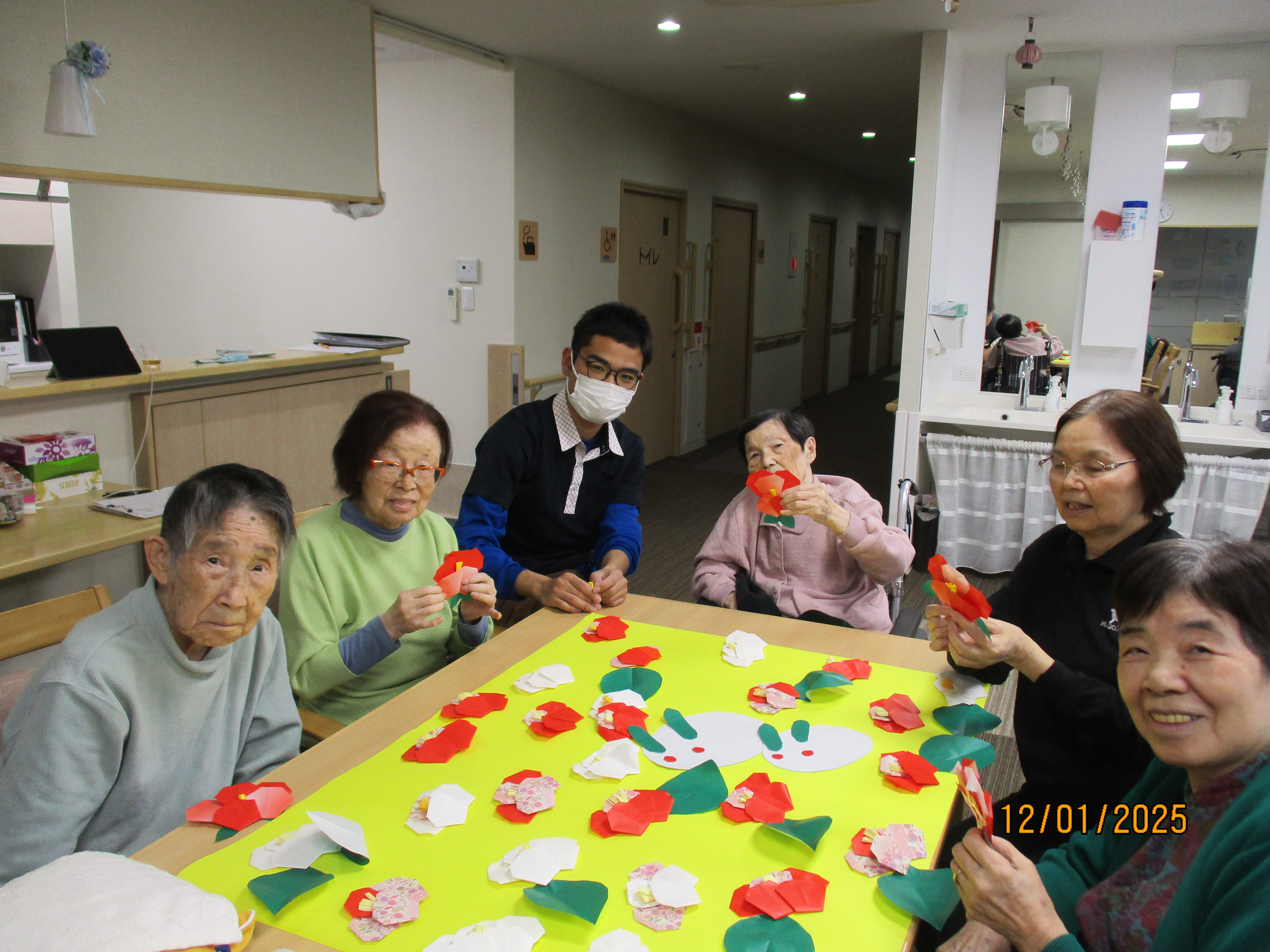 2月の壁画作り