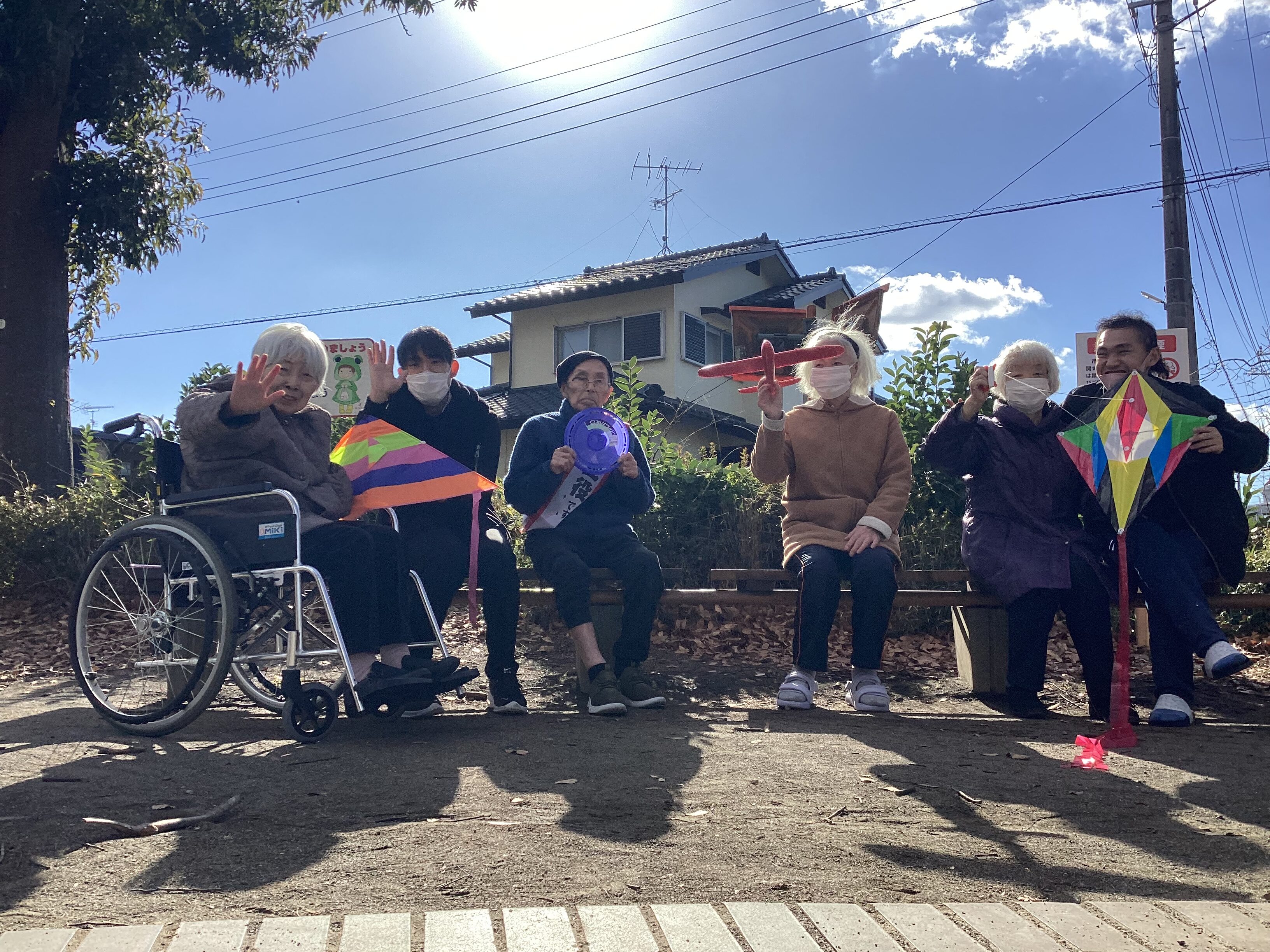 ♥外気浴♥音レク♫～お外で笑顔満開！！
