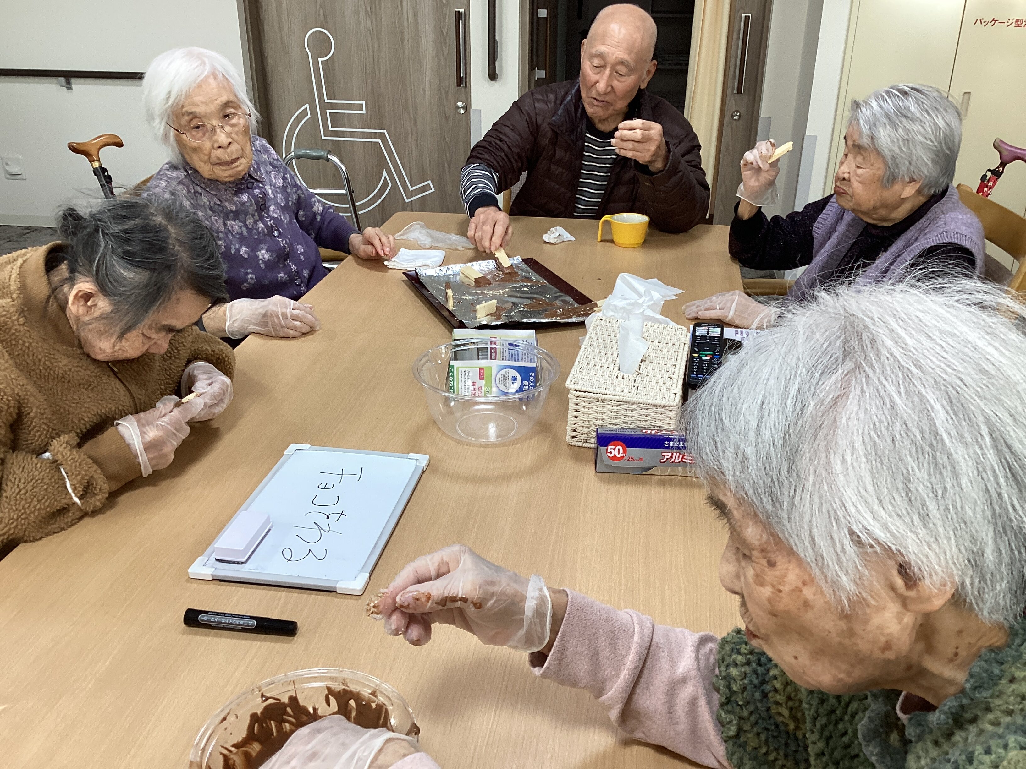 バレンタインでチョコを使ったお菓子作り❤️