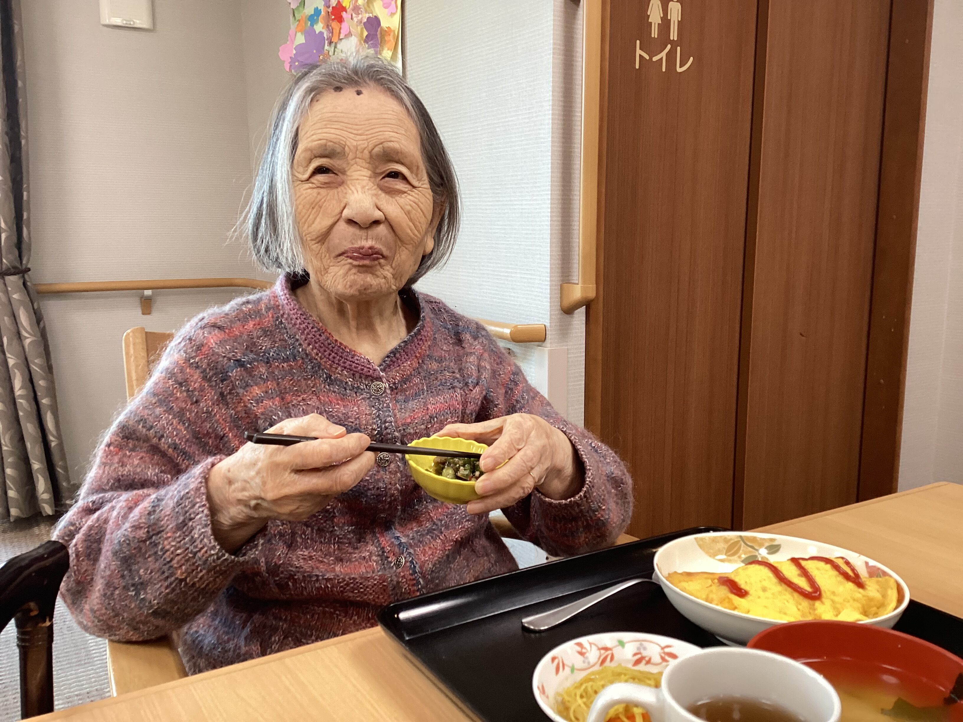 お食事のご様子