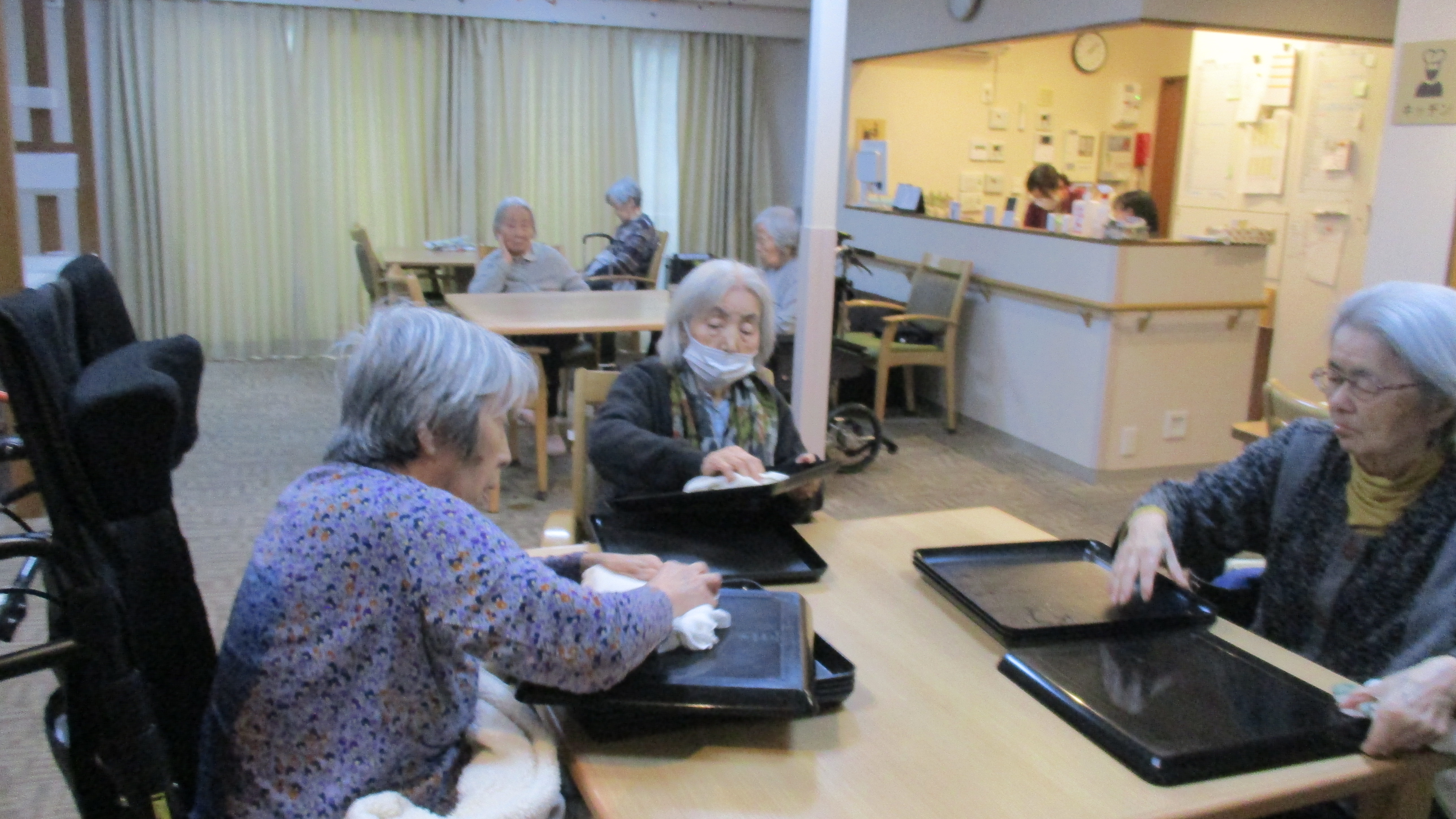 施設でのお手伝い１階