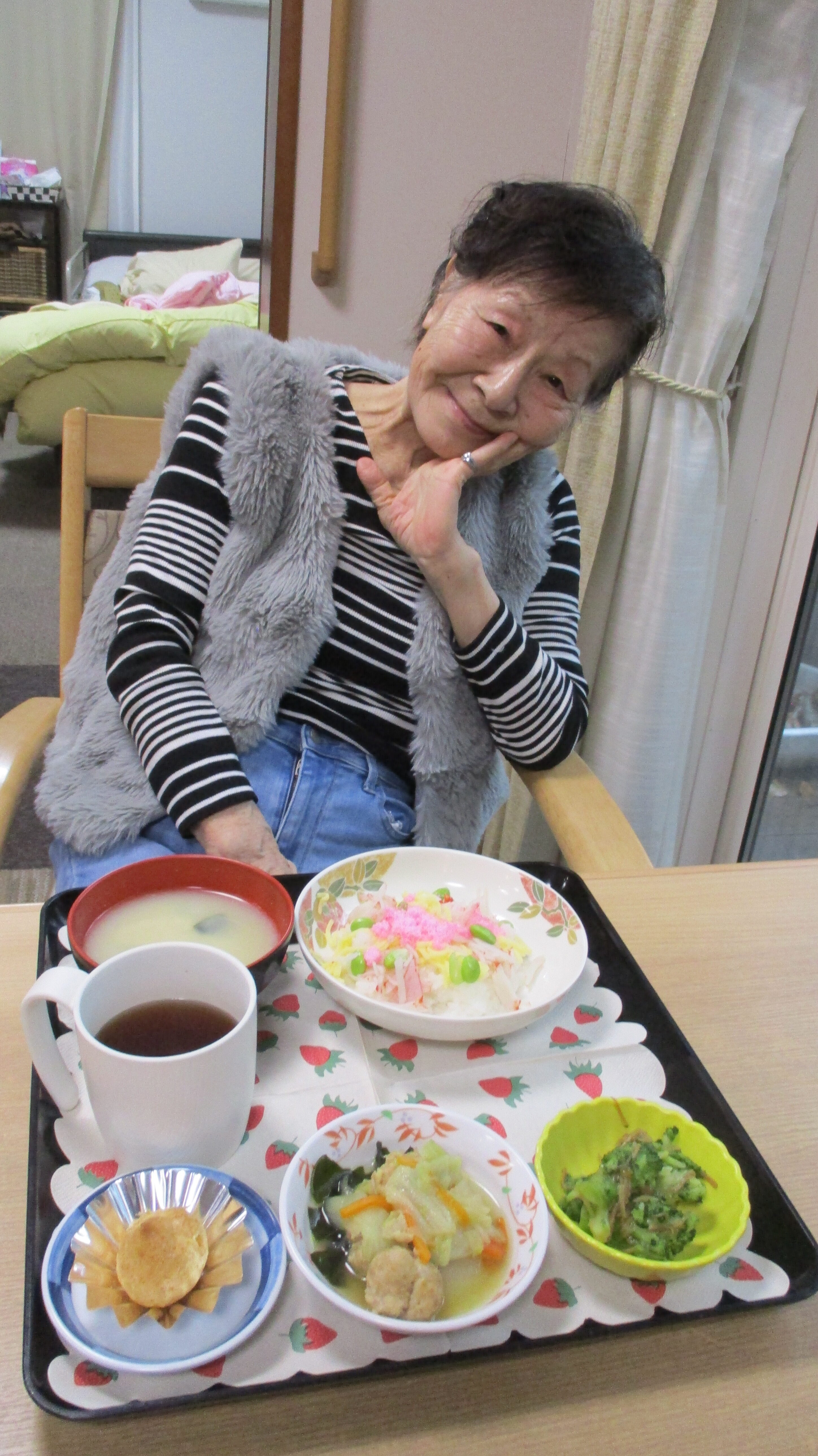 3月3日ひな祭りのお昼ごはん