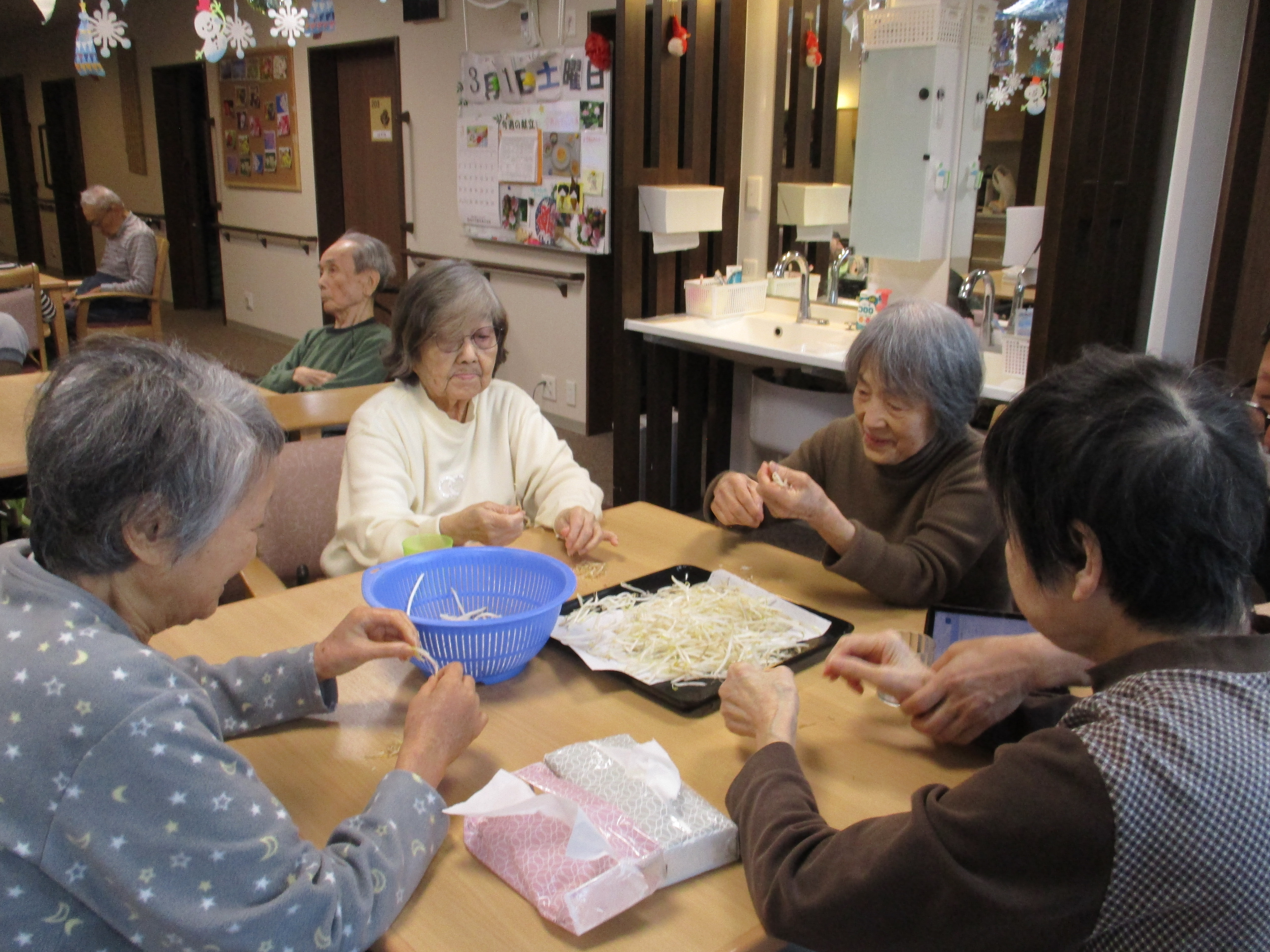 施設でのお手伝い２階
