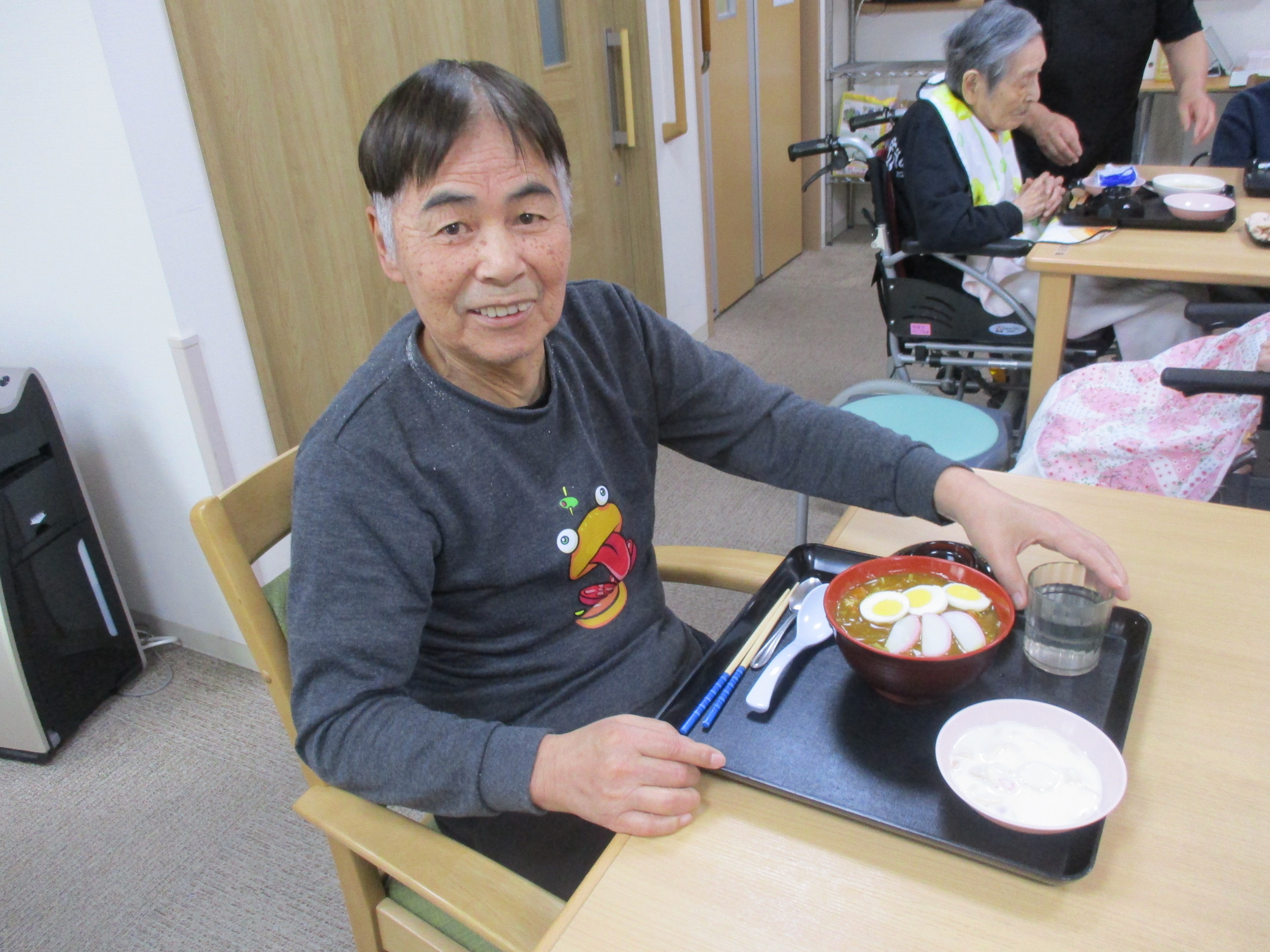 食レク(^^♪具だくさん　にゅうめん💕