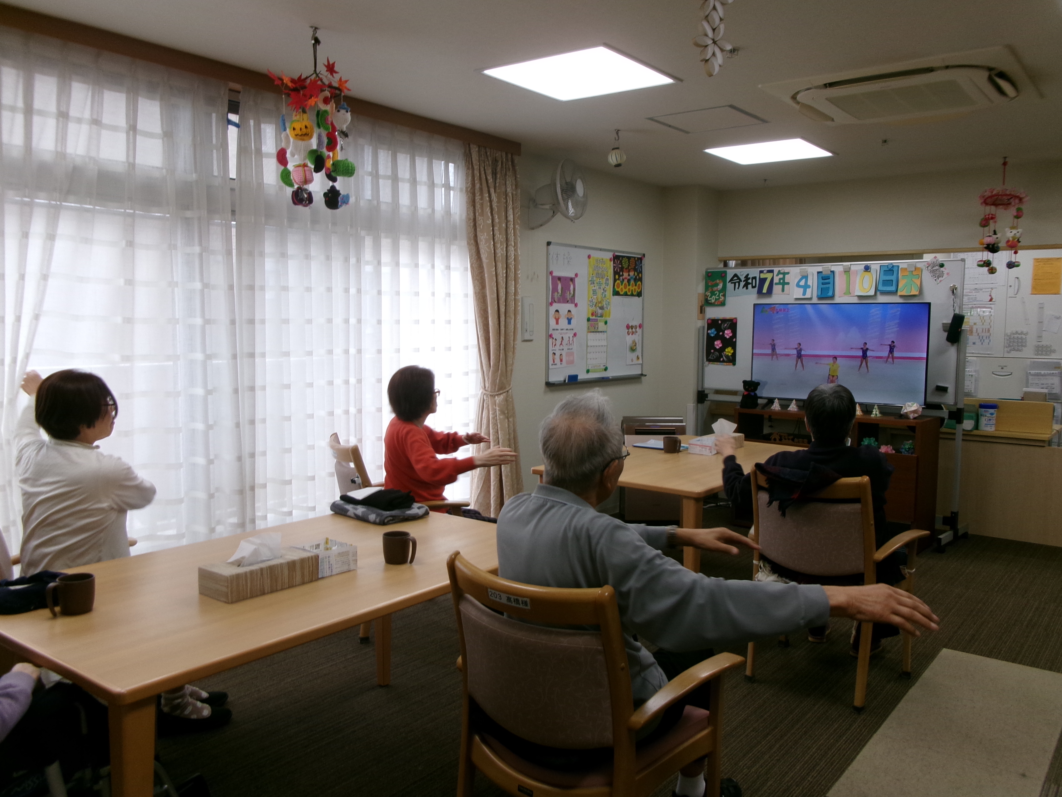 今日も元気にラジオ体操！