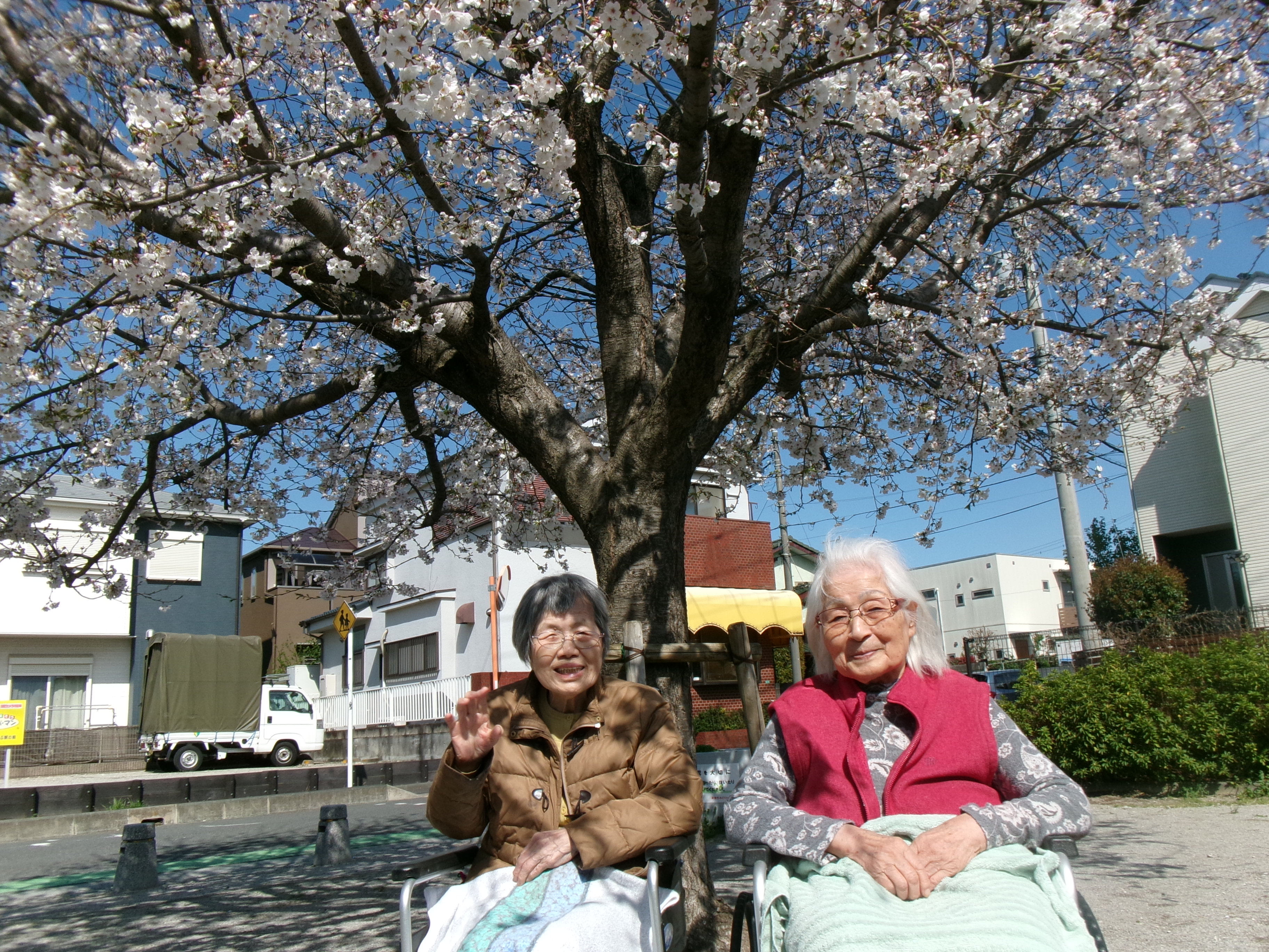 外の気温は心地良い