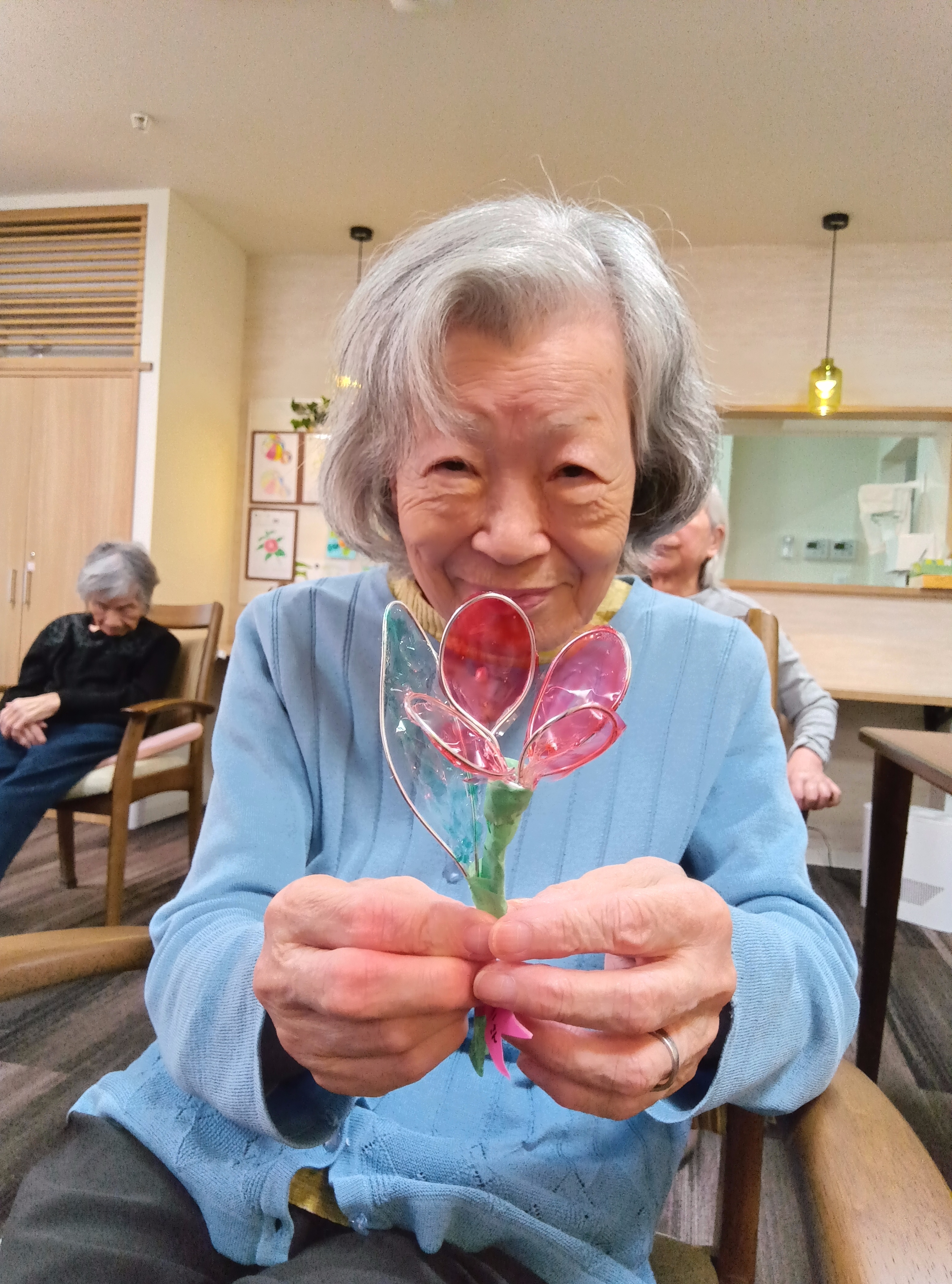 4月工作　花