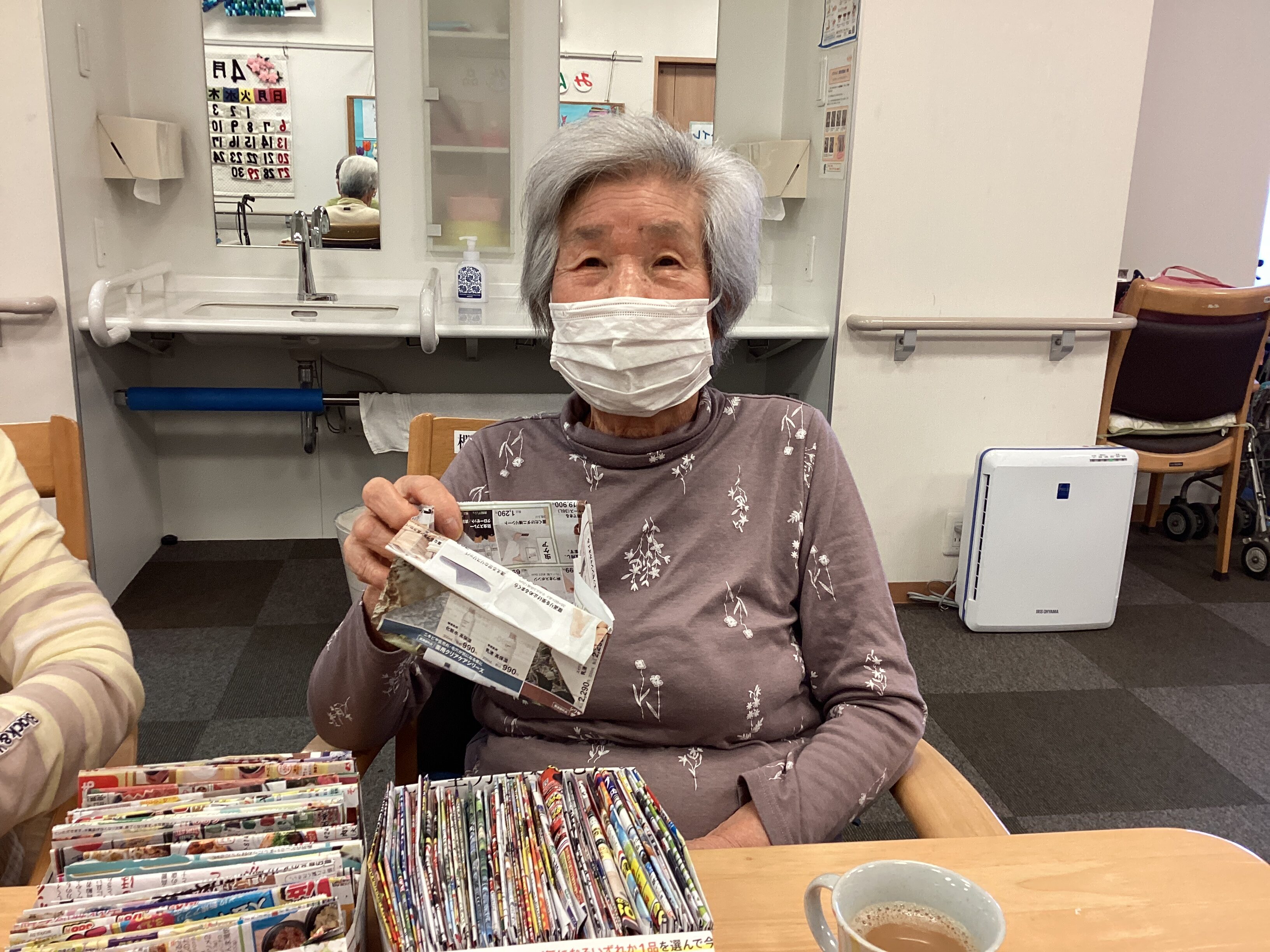 室内でのご様子