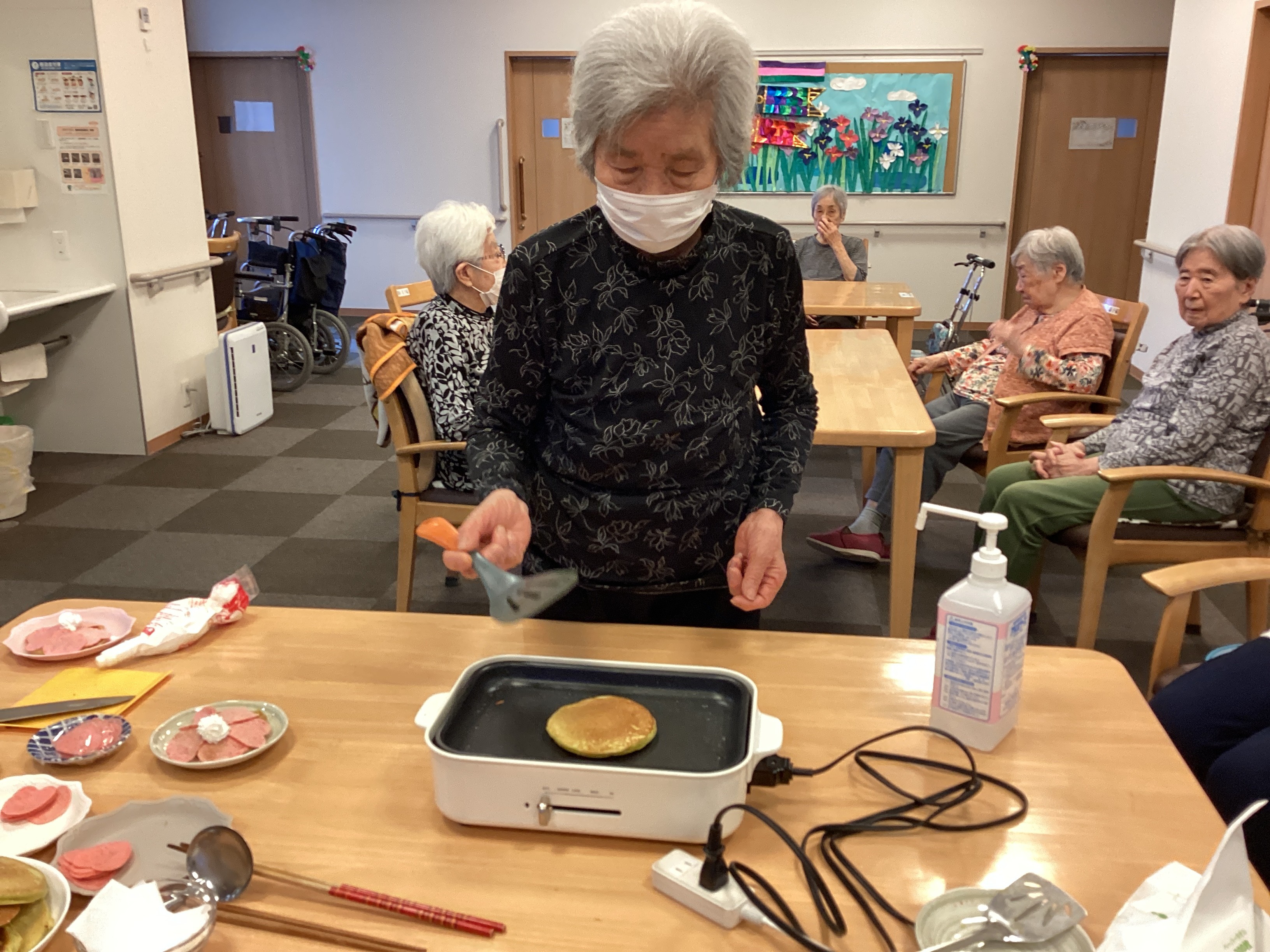 桜パンケーキ④