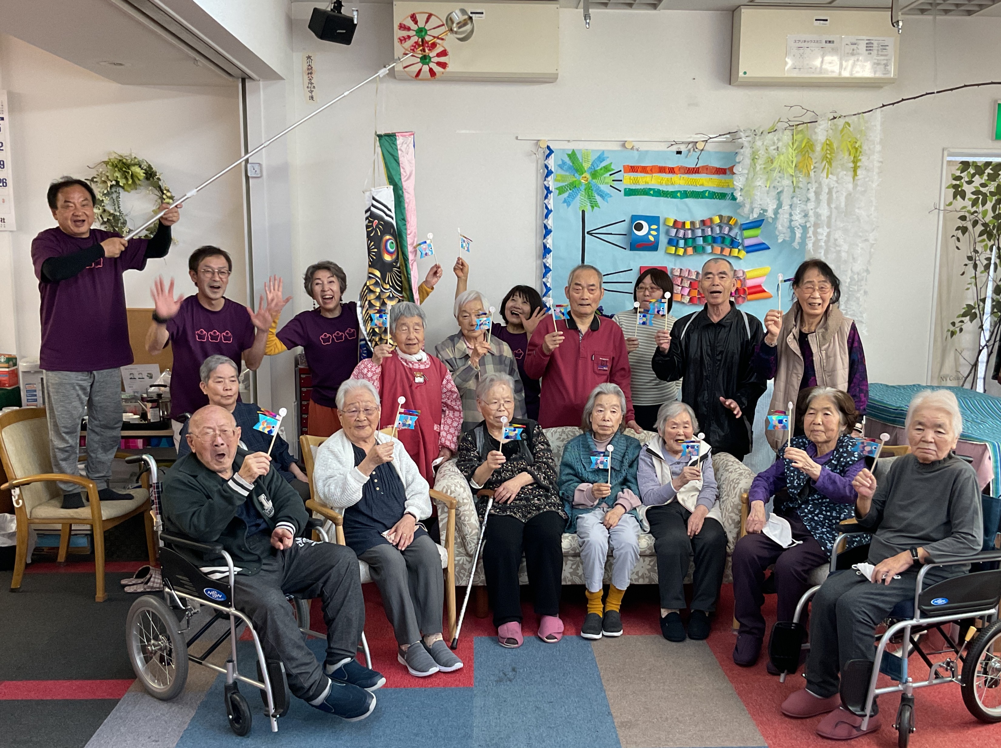 🎏鯉のぼり制作🎏ーチーム笑が咲くー