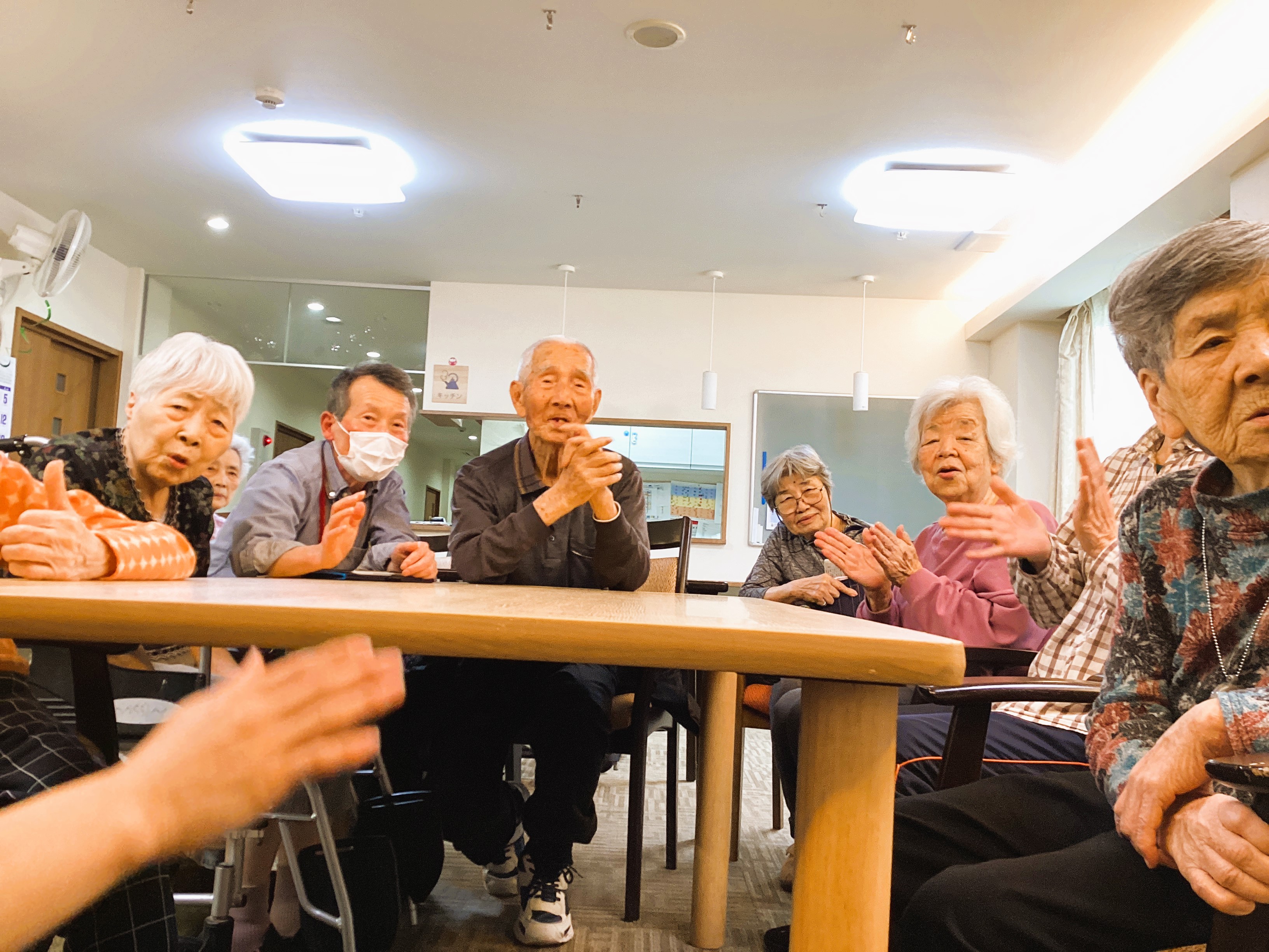 ボランティアさんと愉しいひと時♫