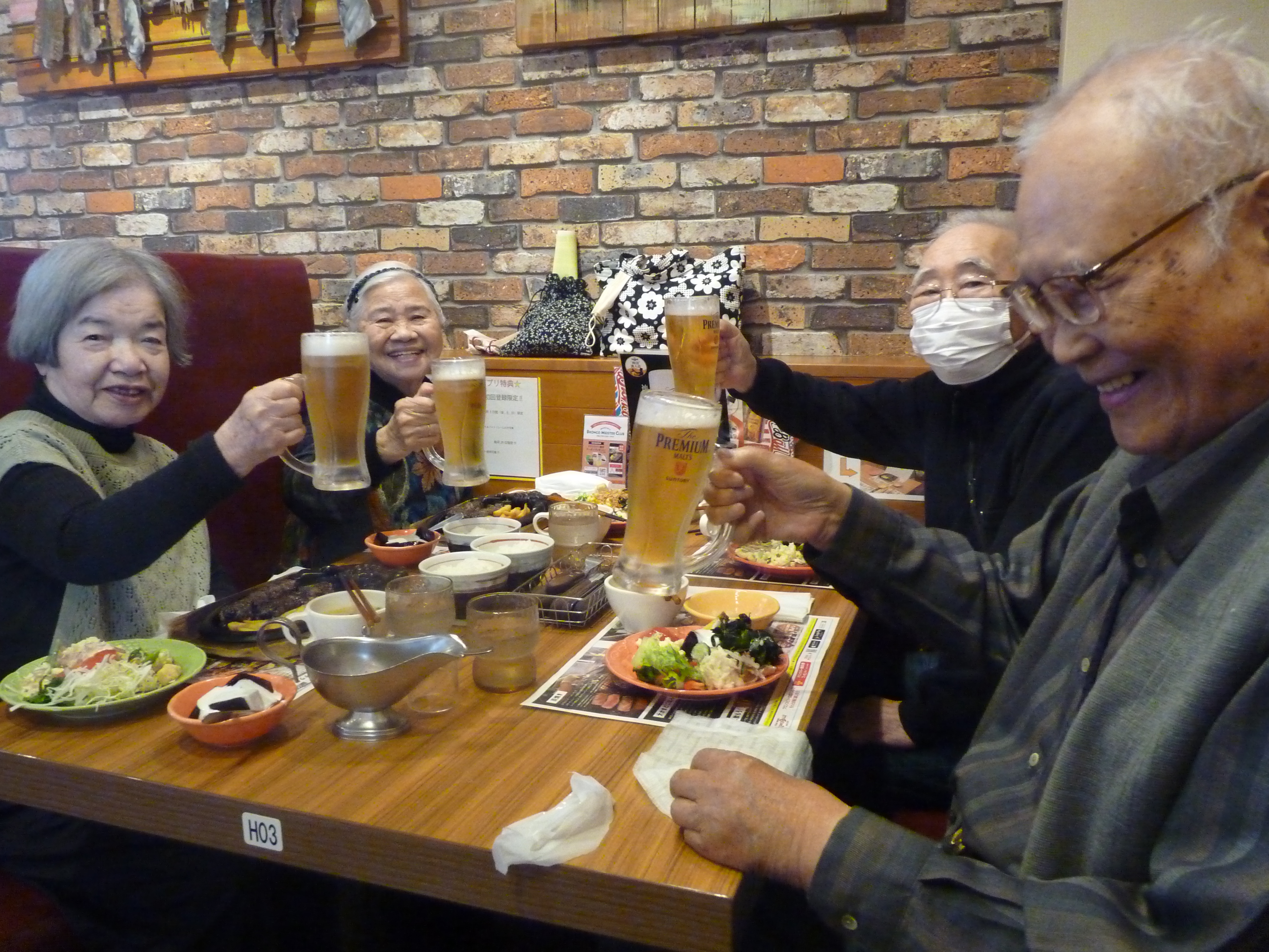 みんなで乾杯！