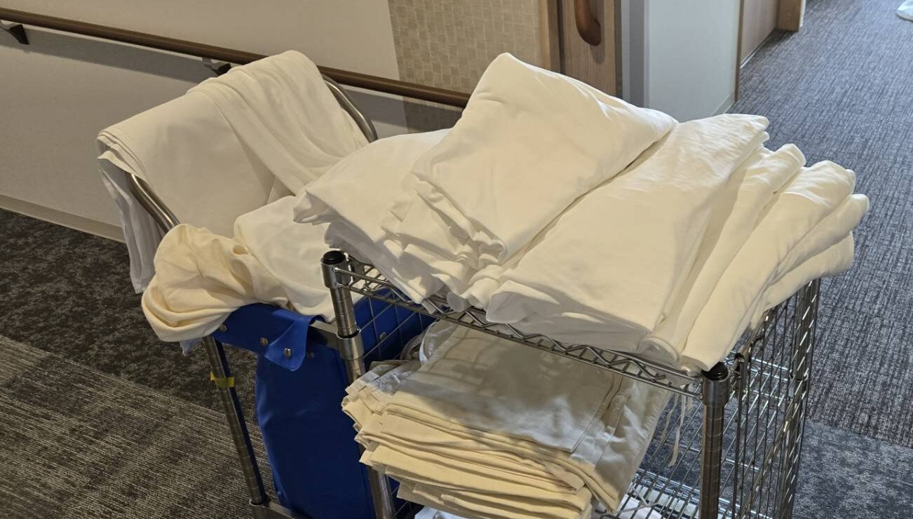 寝具リネン交換の日です☀