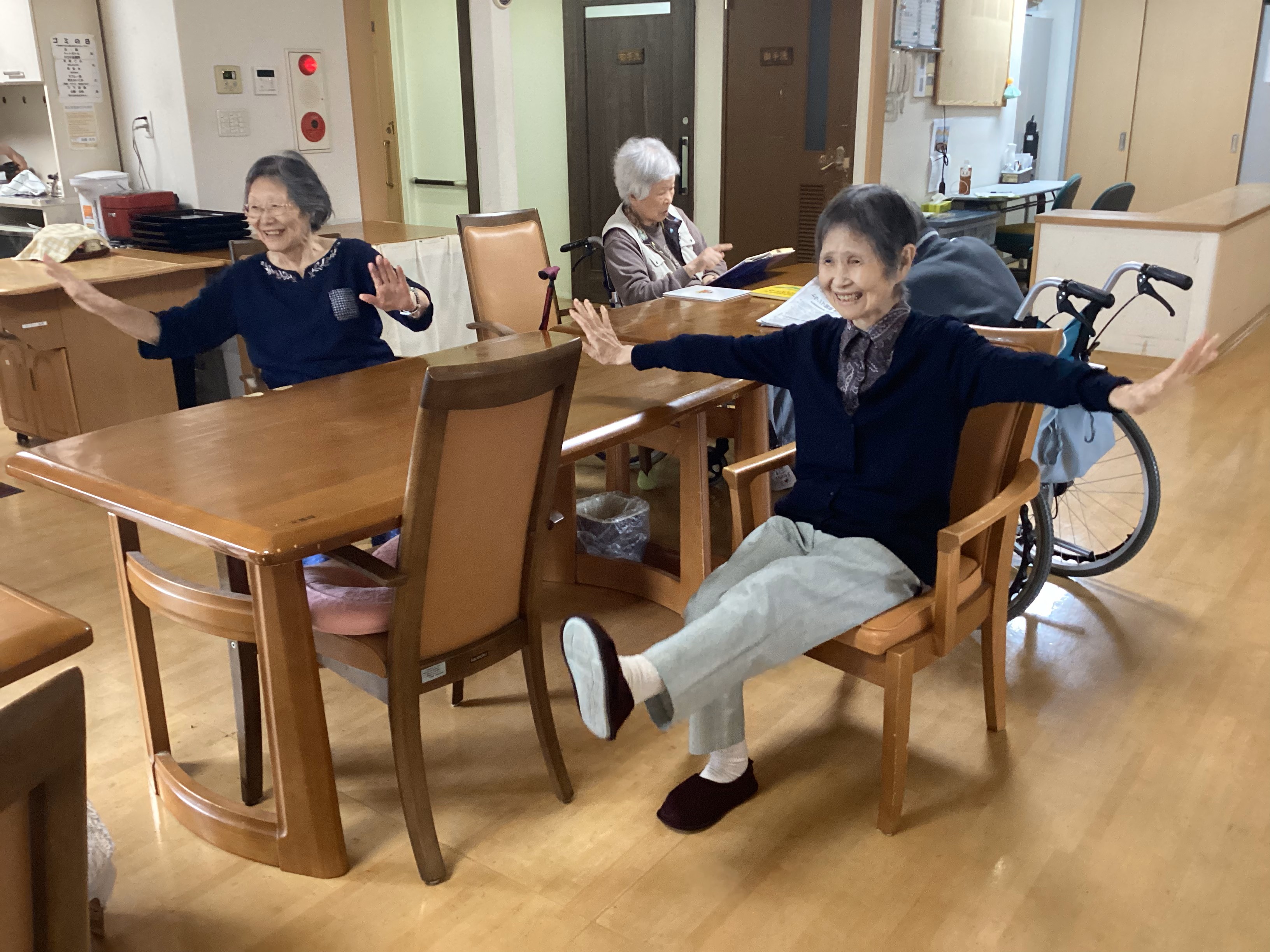 歌体操のご様子です。