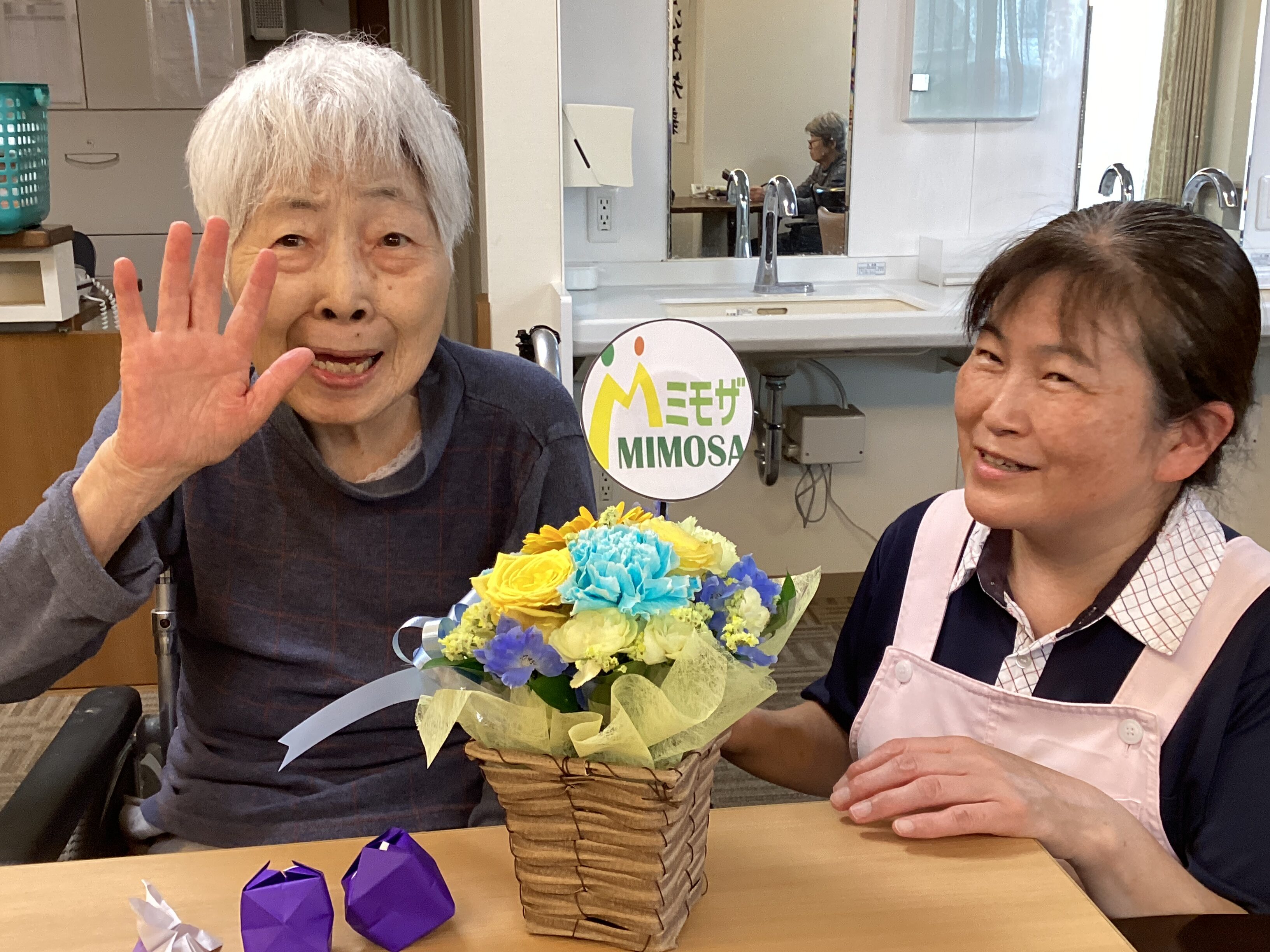 ミモザのお母さん♡いつも元気いっぱいです！