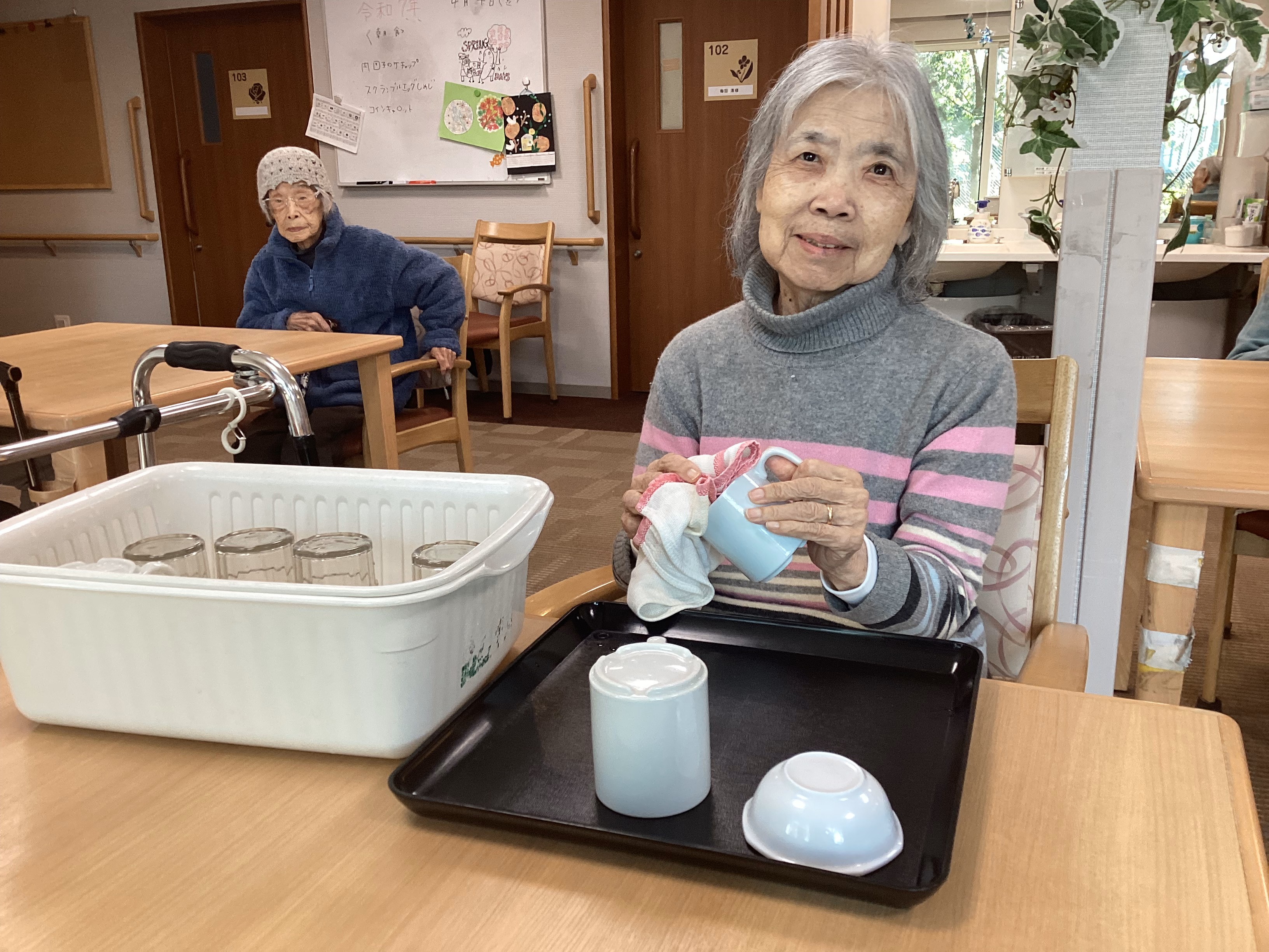 みんなで家事のお手伝い