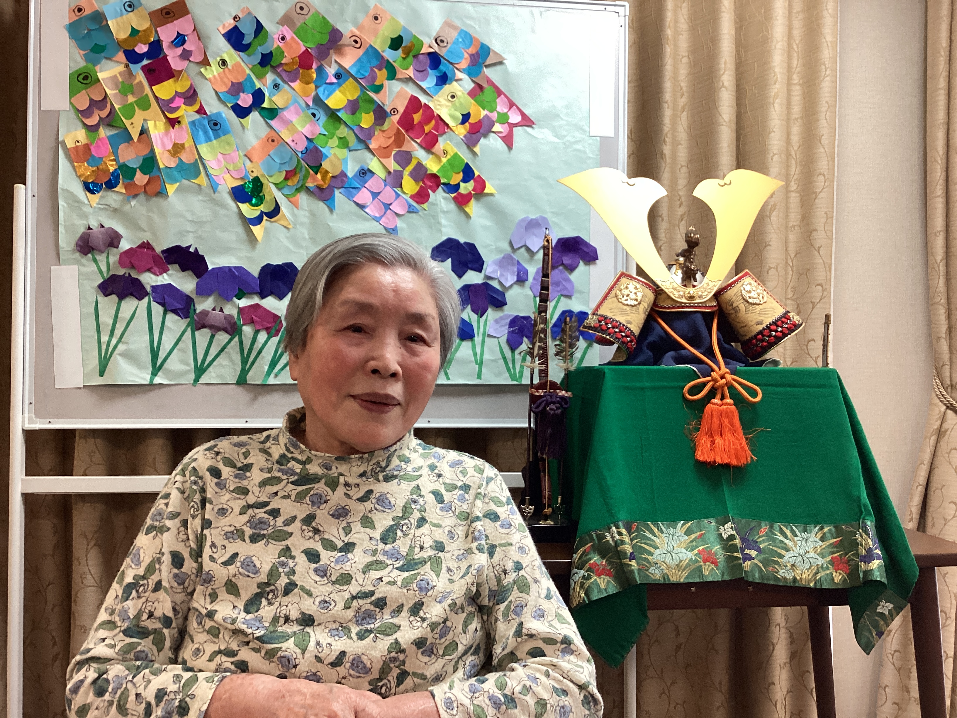 兜と写真撮影！2