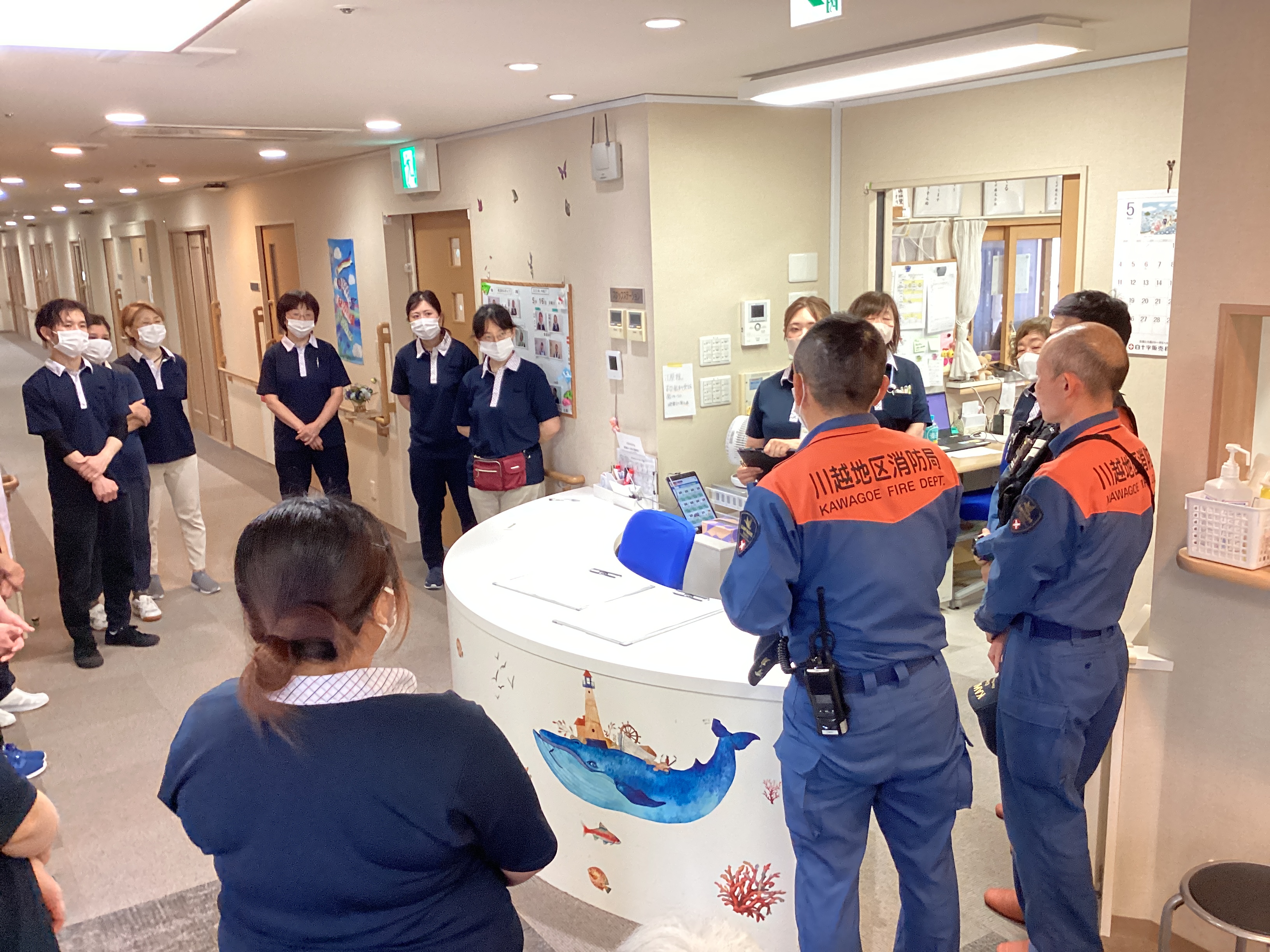 🚒避難訓練を行いました②