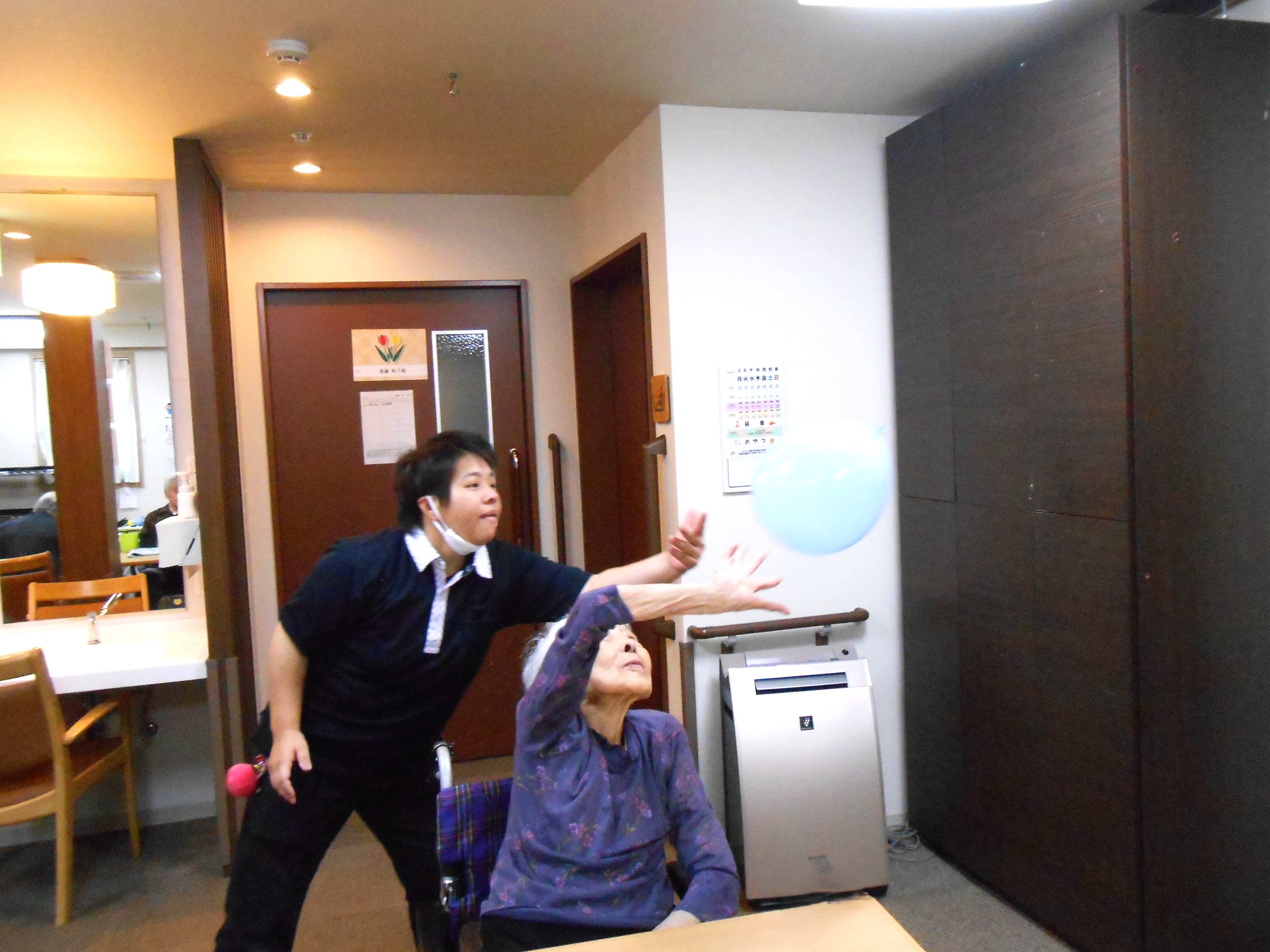 風船🎈🎈バレー(≧▽≦)