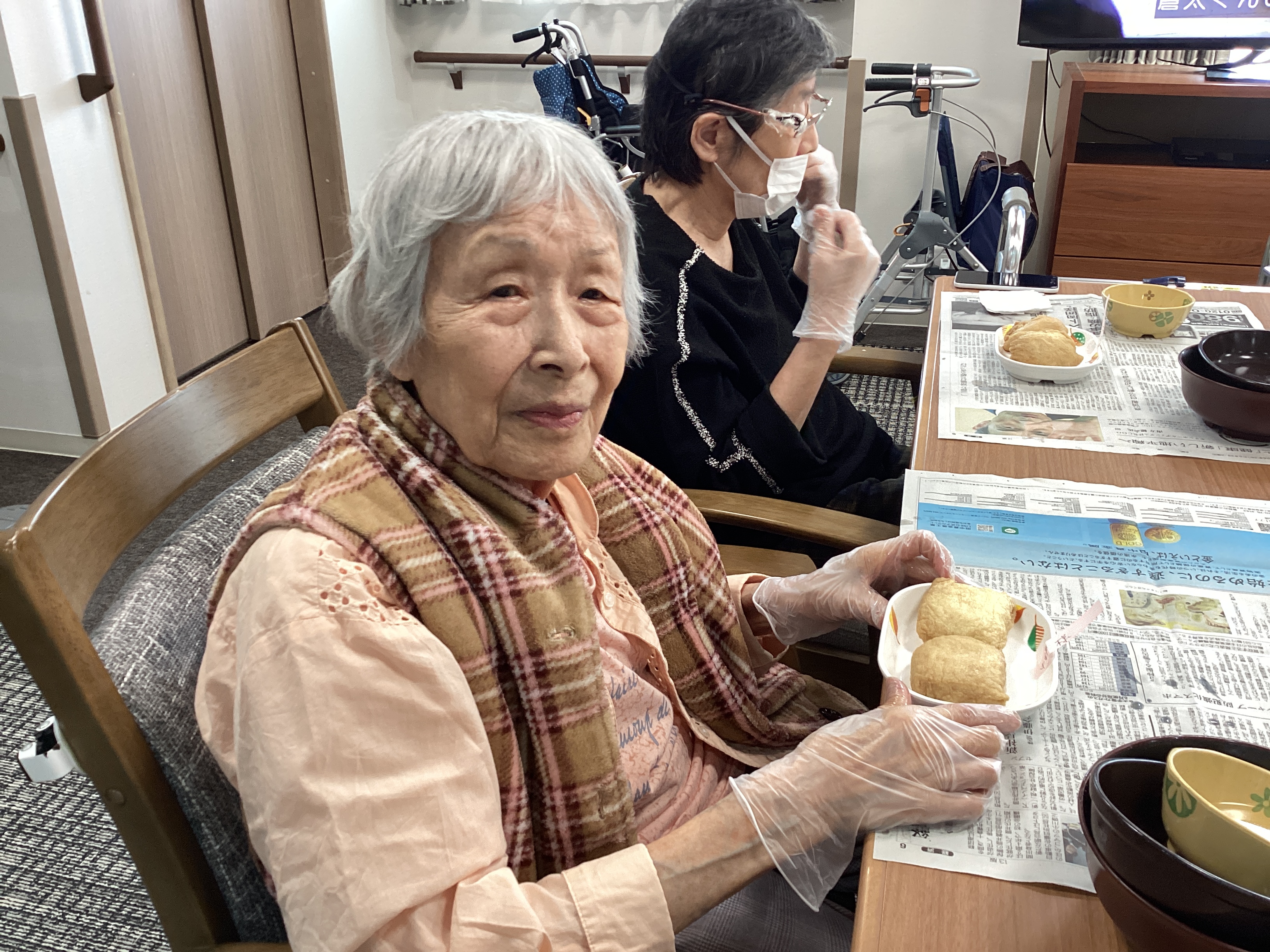 おいなりさん作り！