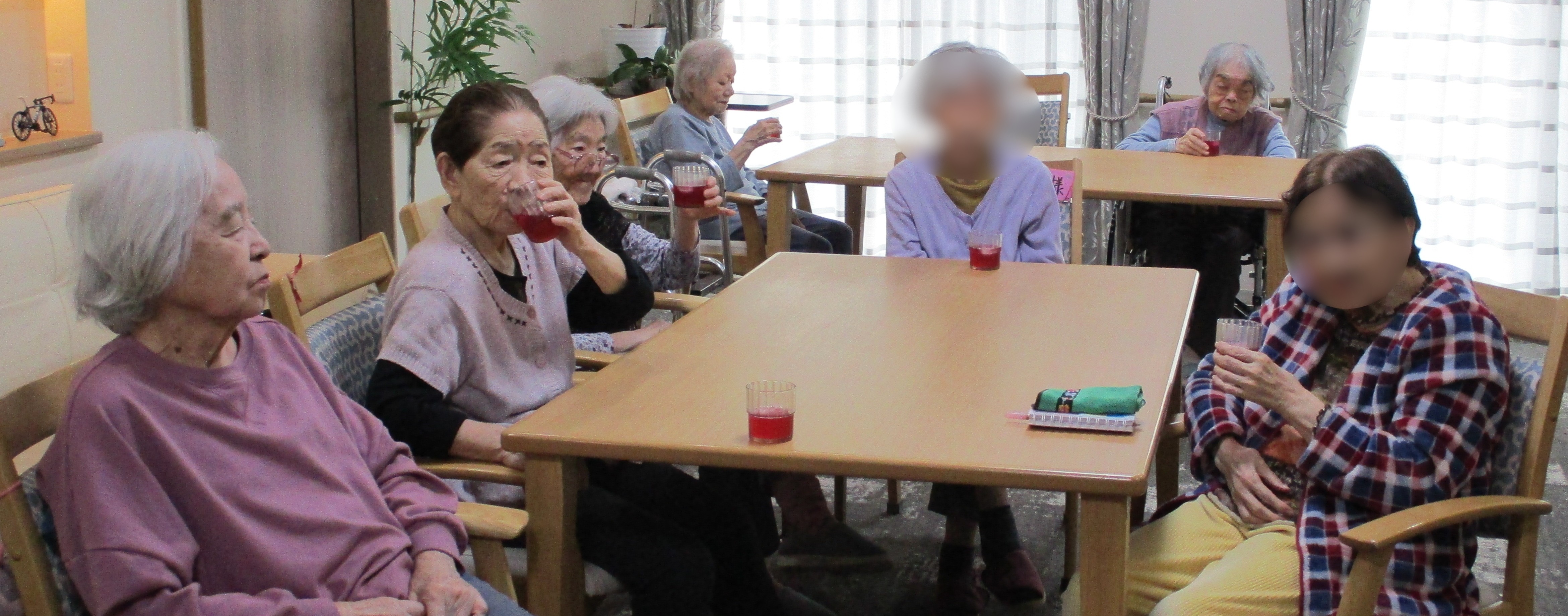 赤紫蘇ジュース作成から皆様でいただくまで