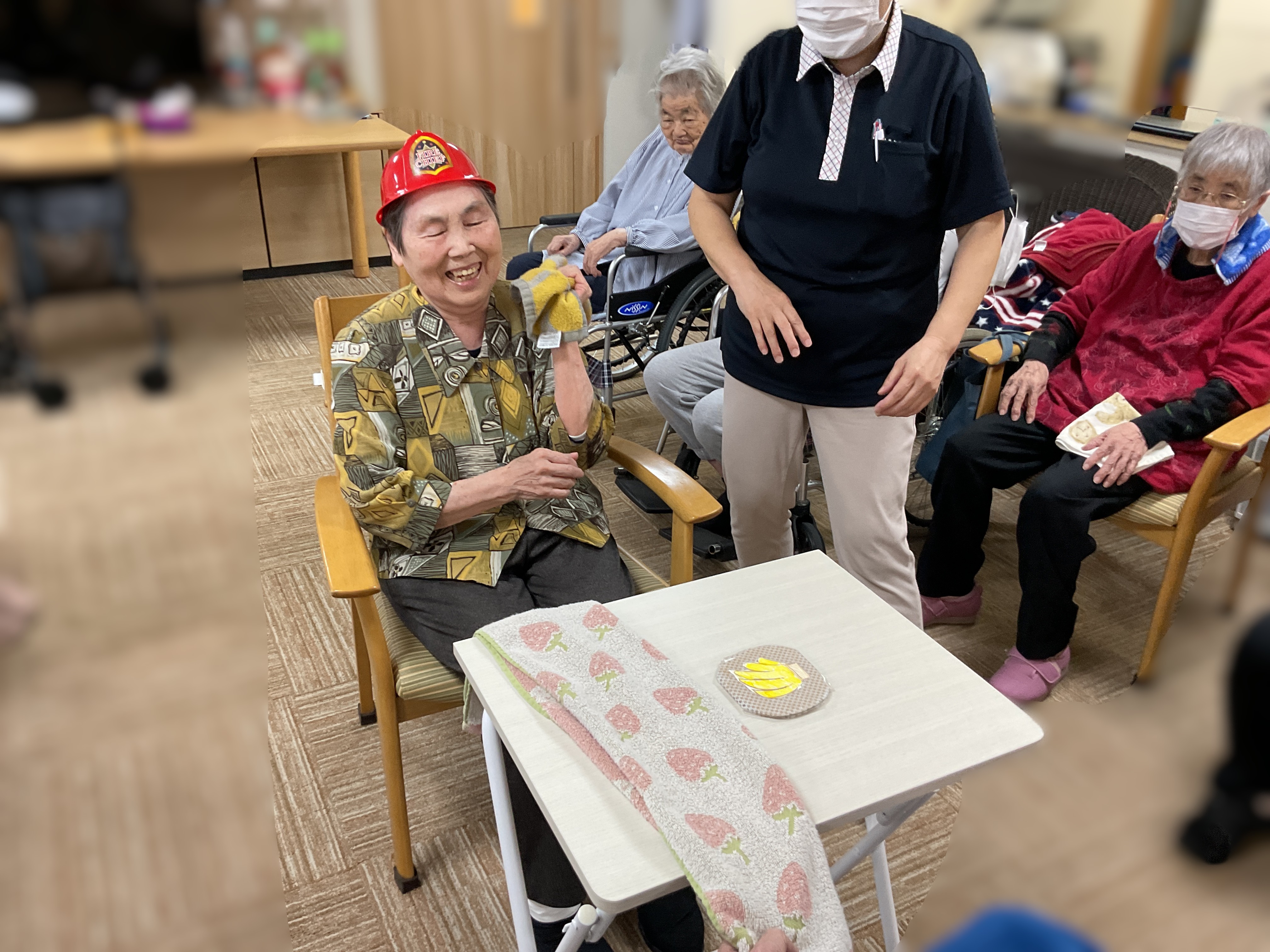 🧣タオル引きゲーム⛑️