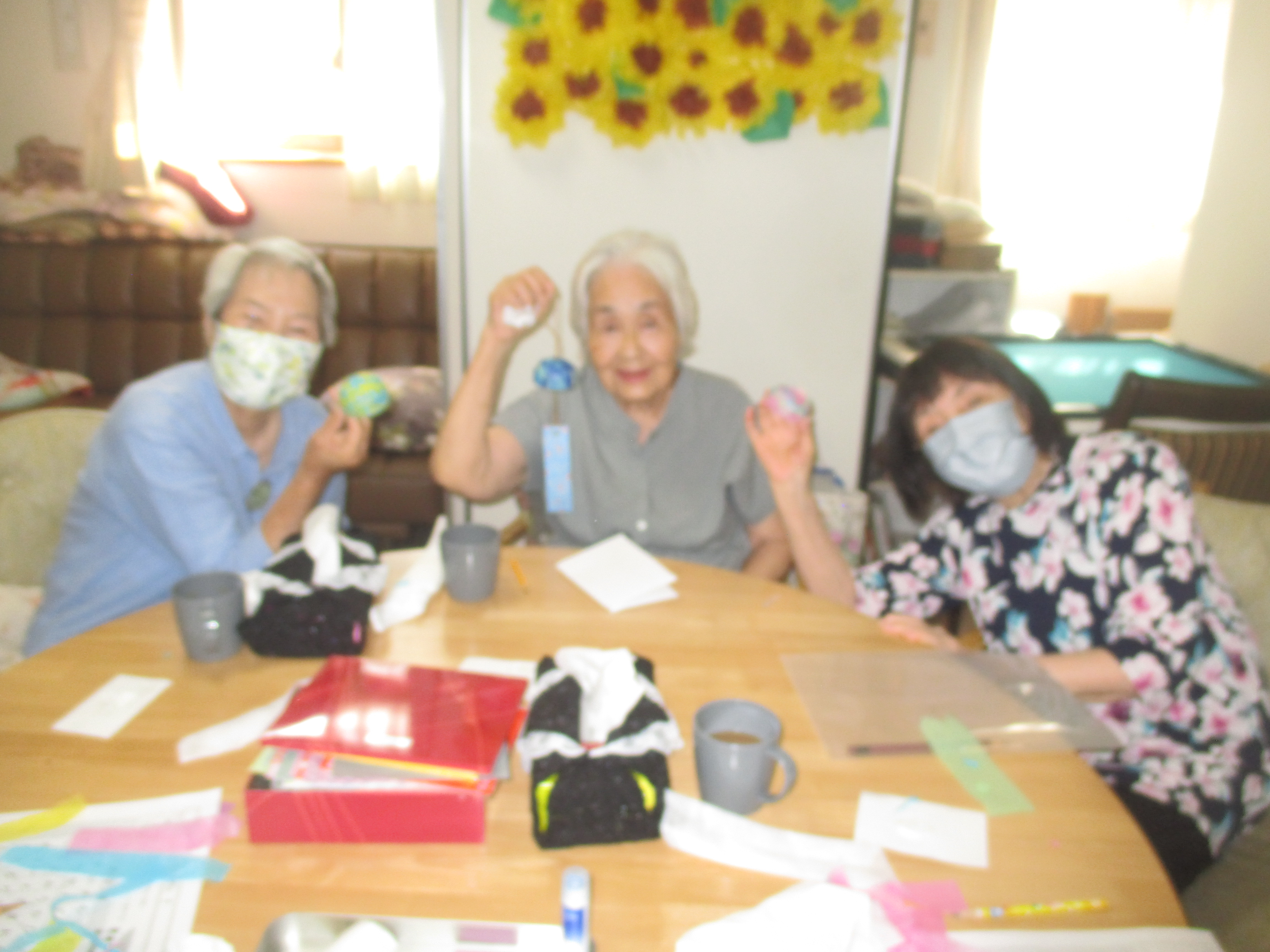 鳴らない？風鈴作り