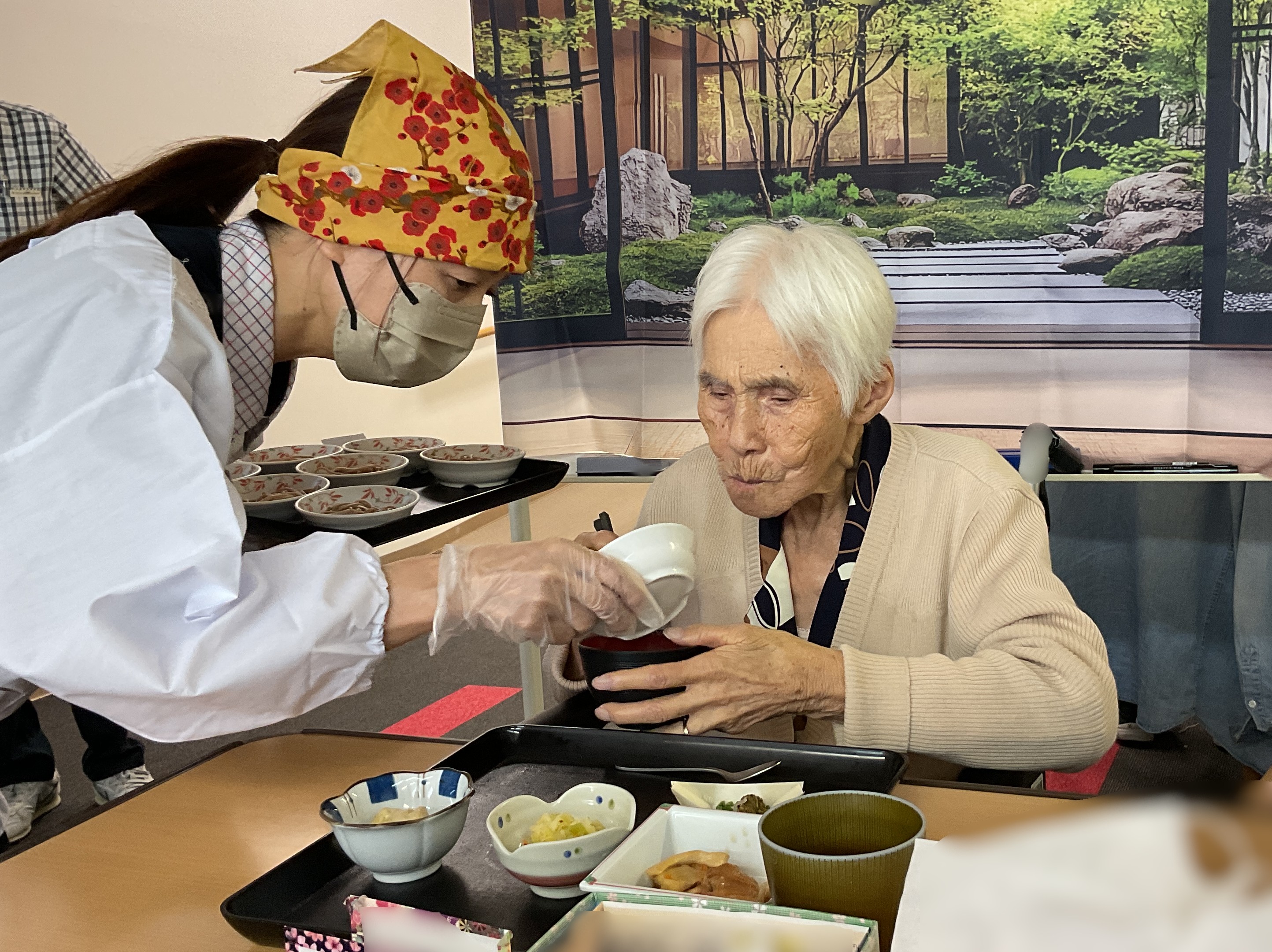 わんこそば体験♪はい！ど～んどん🍜