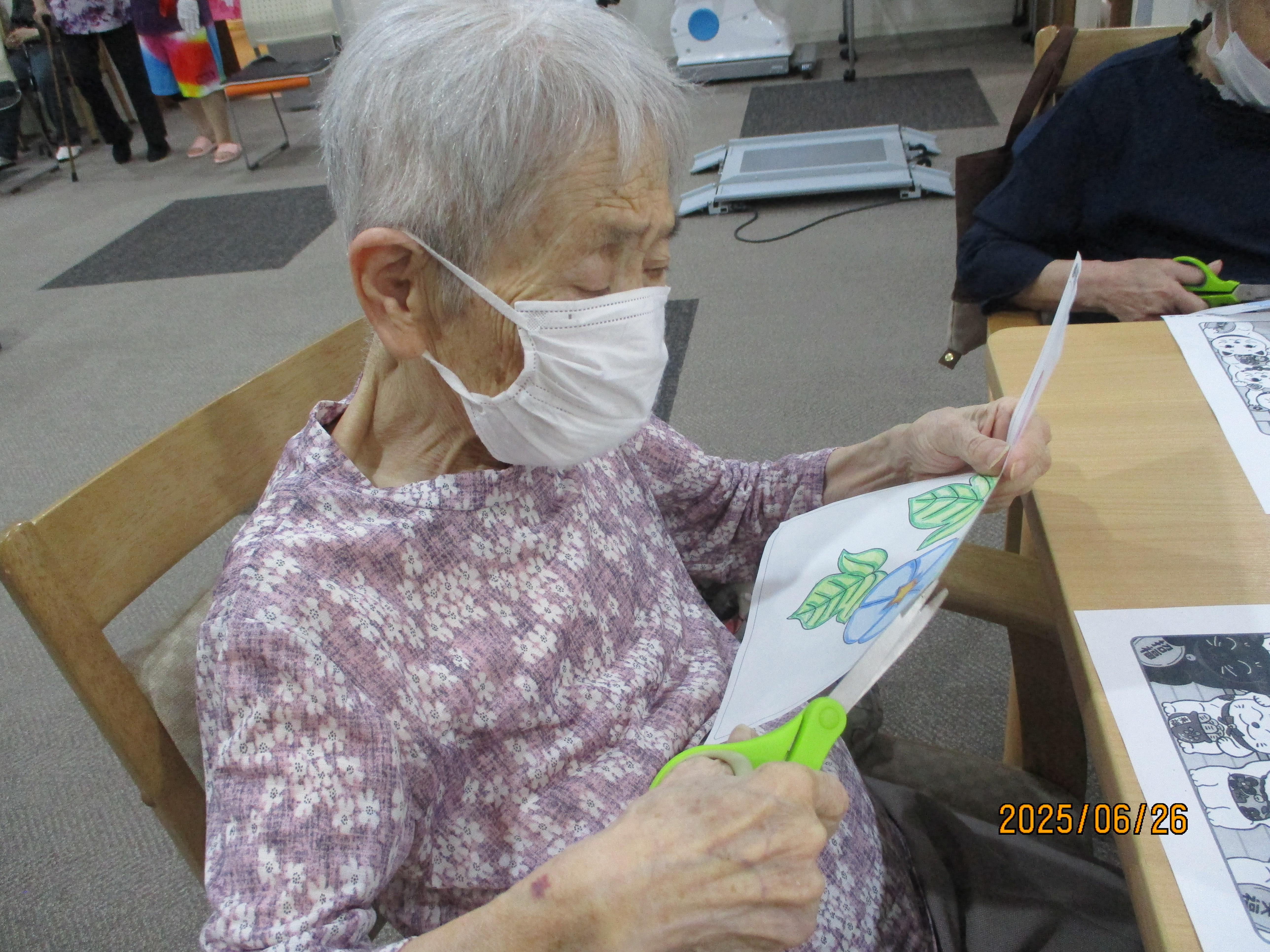 紫陽花の塗り絵
