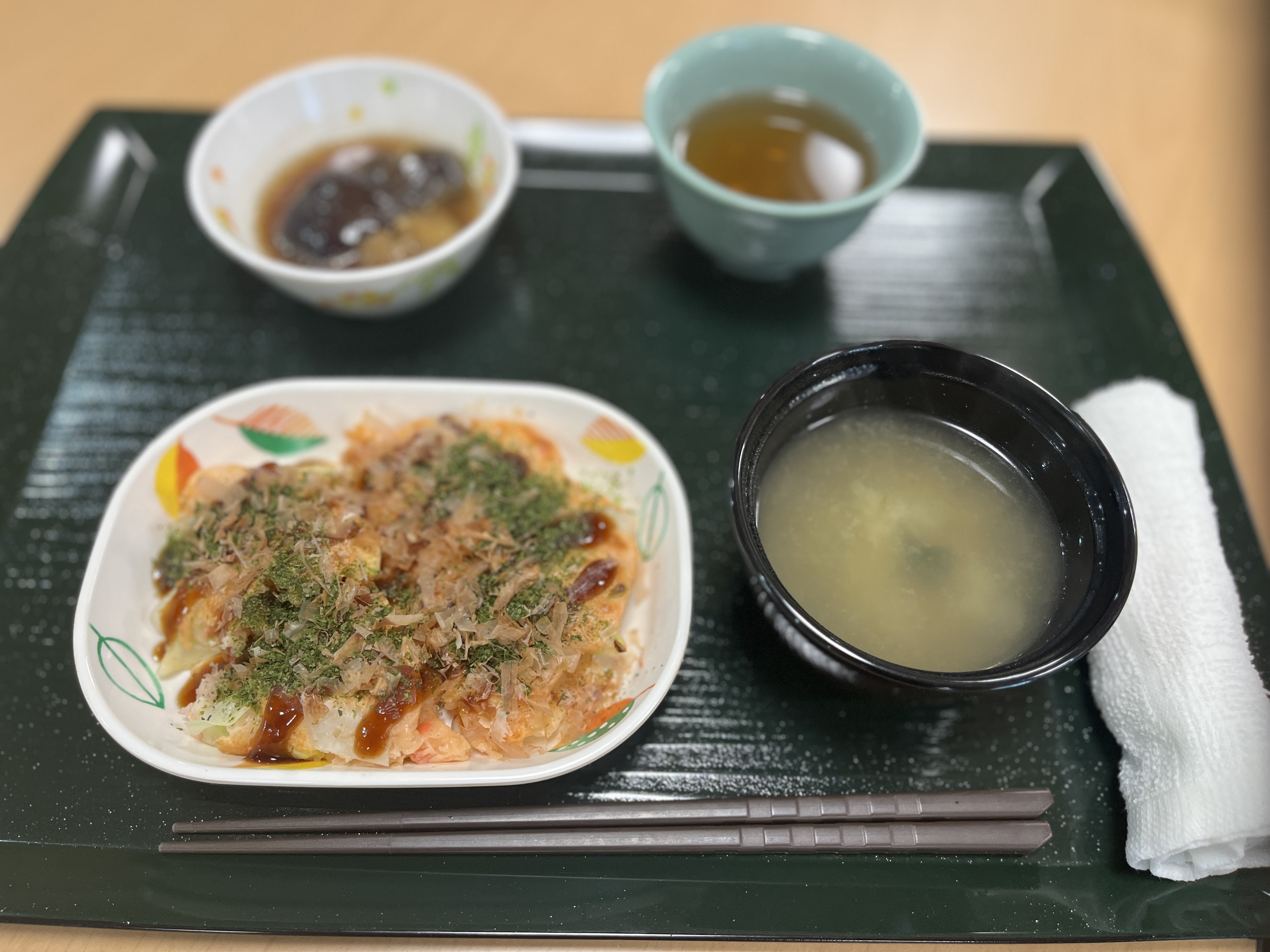 お好み焼きランチ✨