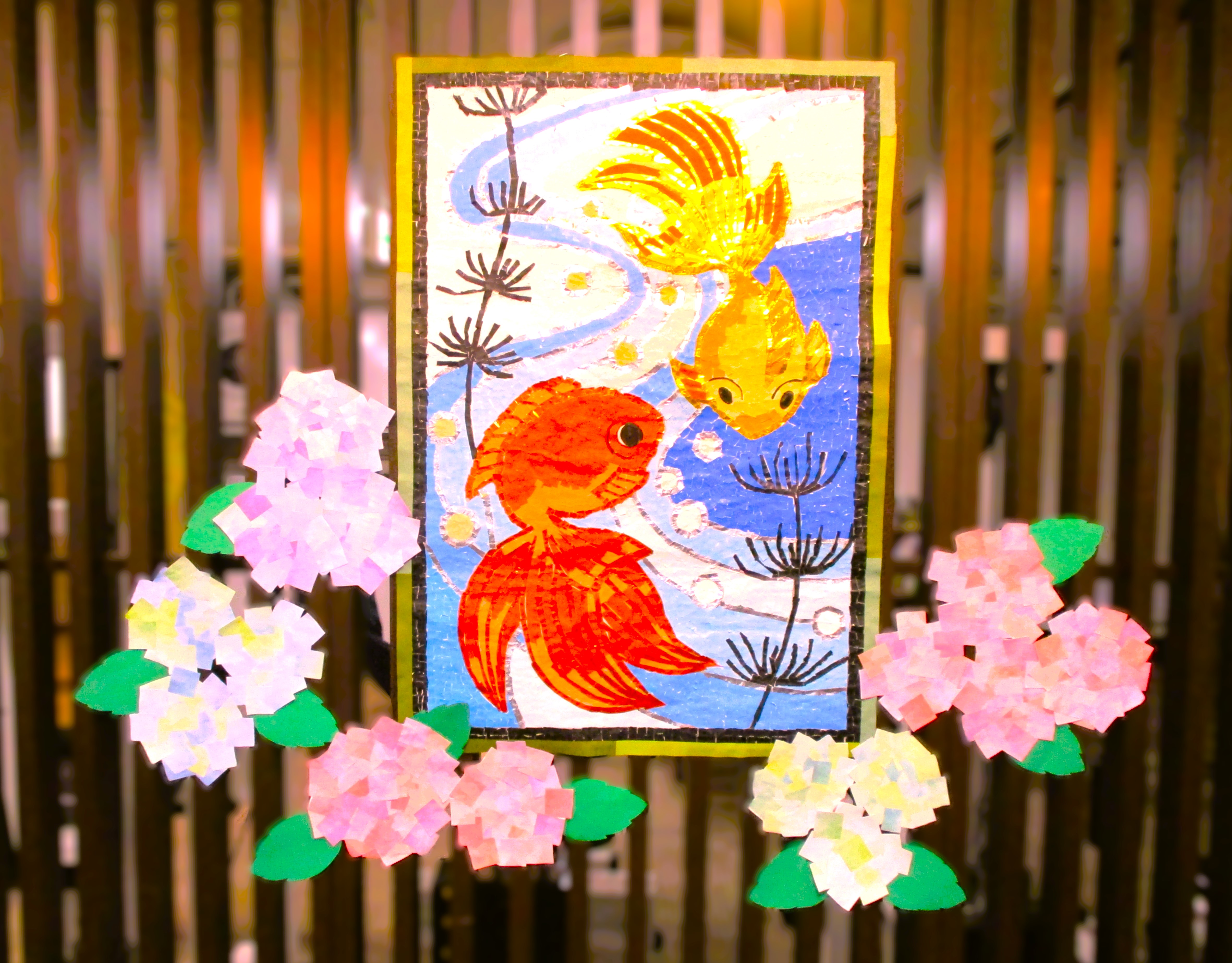 6月の貼り絵