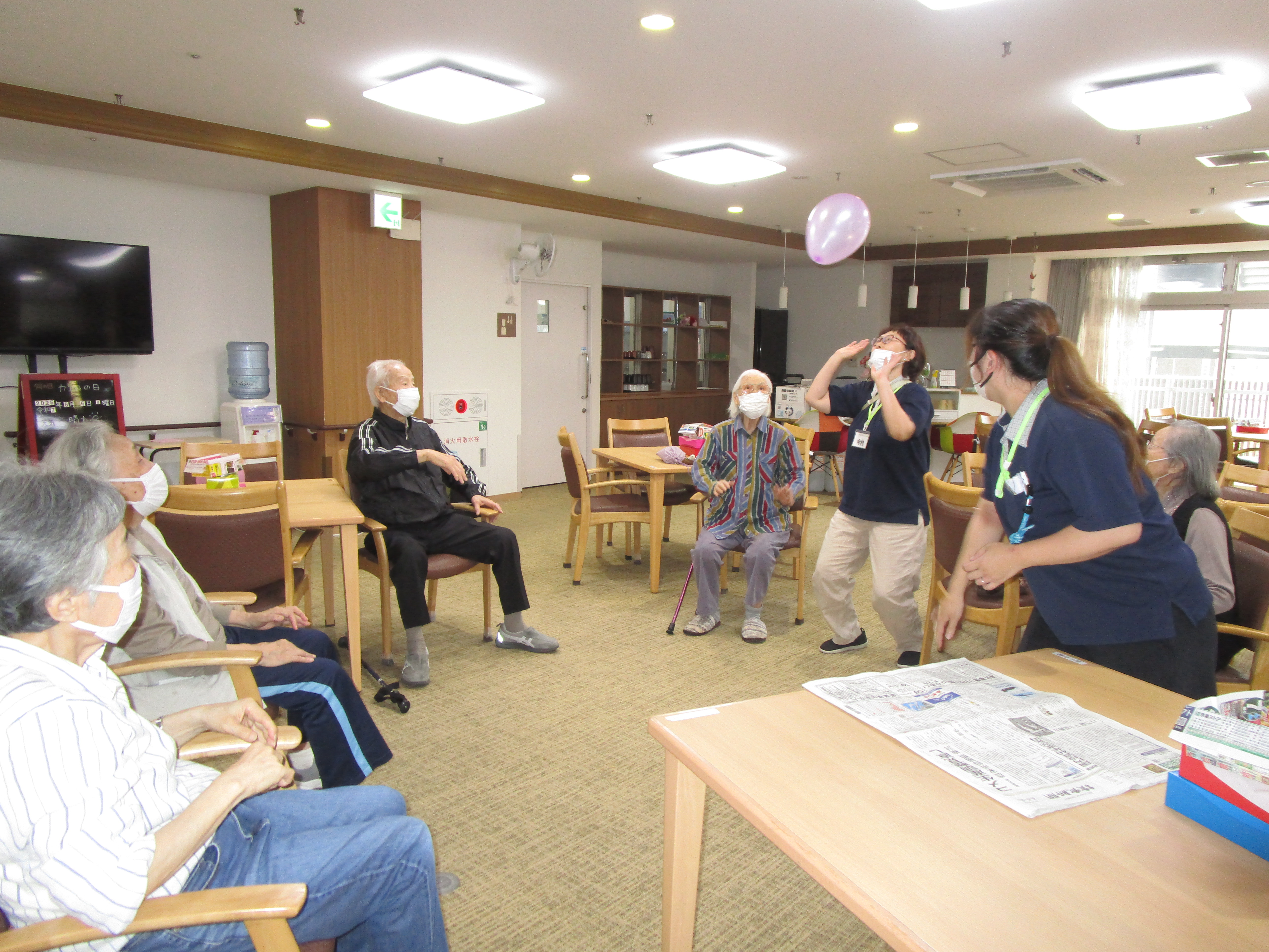 風船バレー🎈レクリエーション