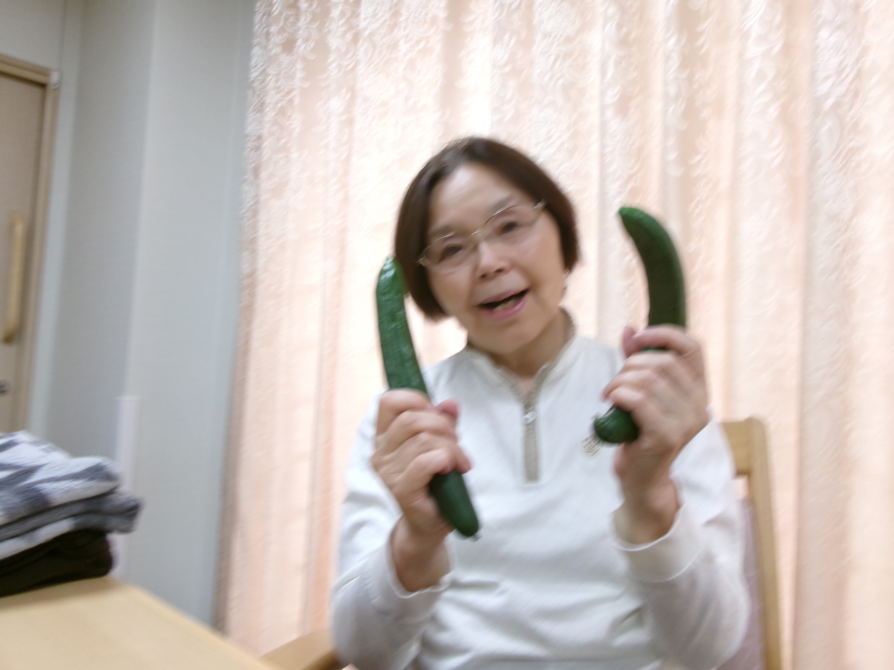 立派なキュウリ