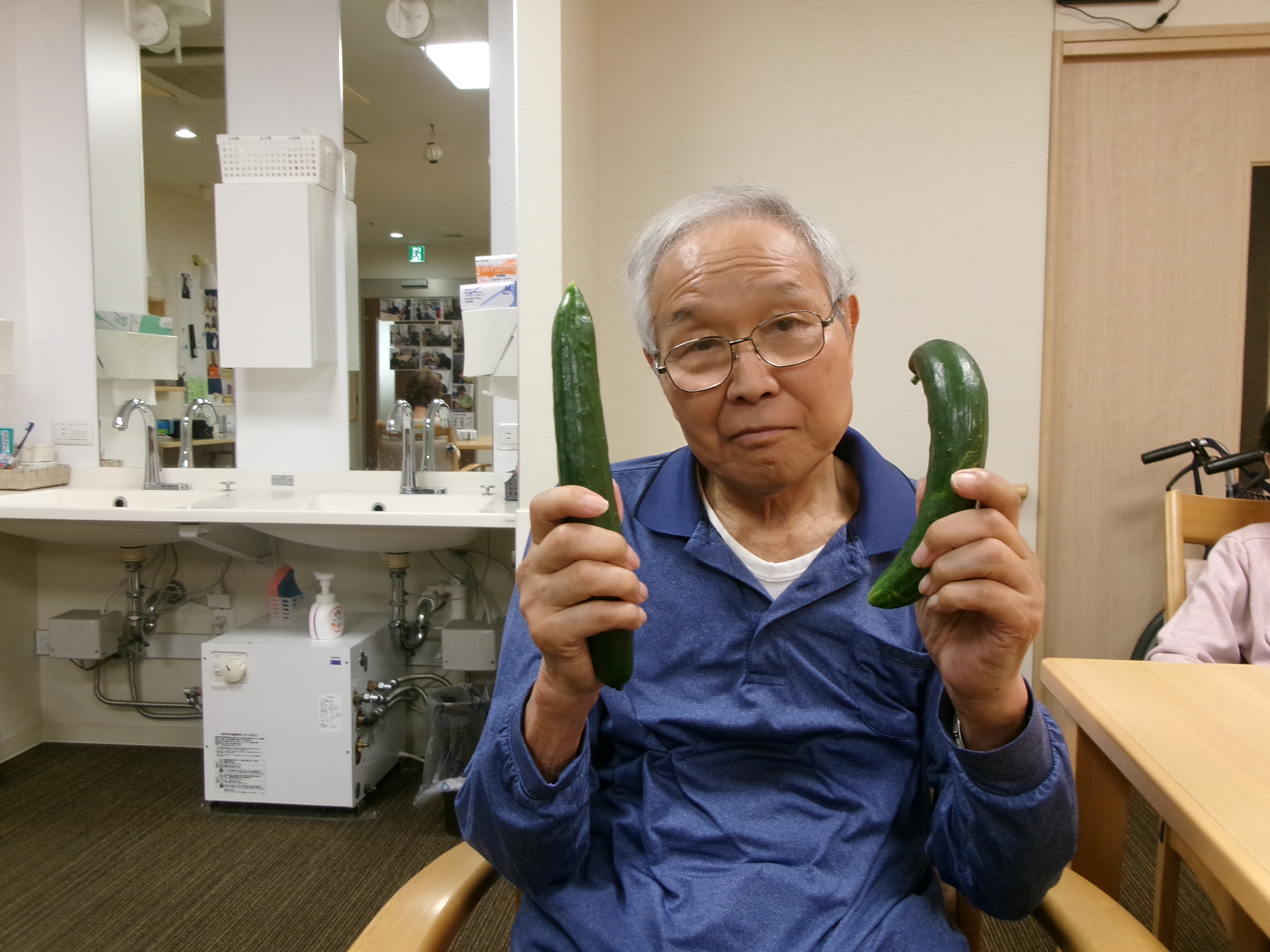 菜園の野菜が収穫できました！！