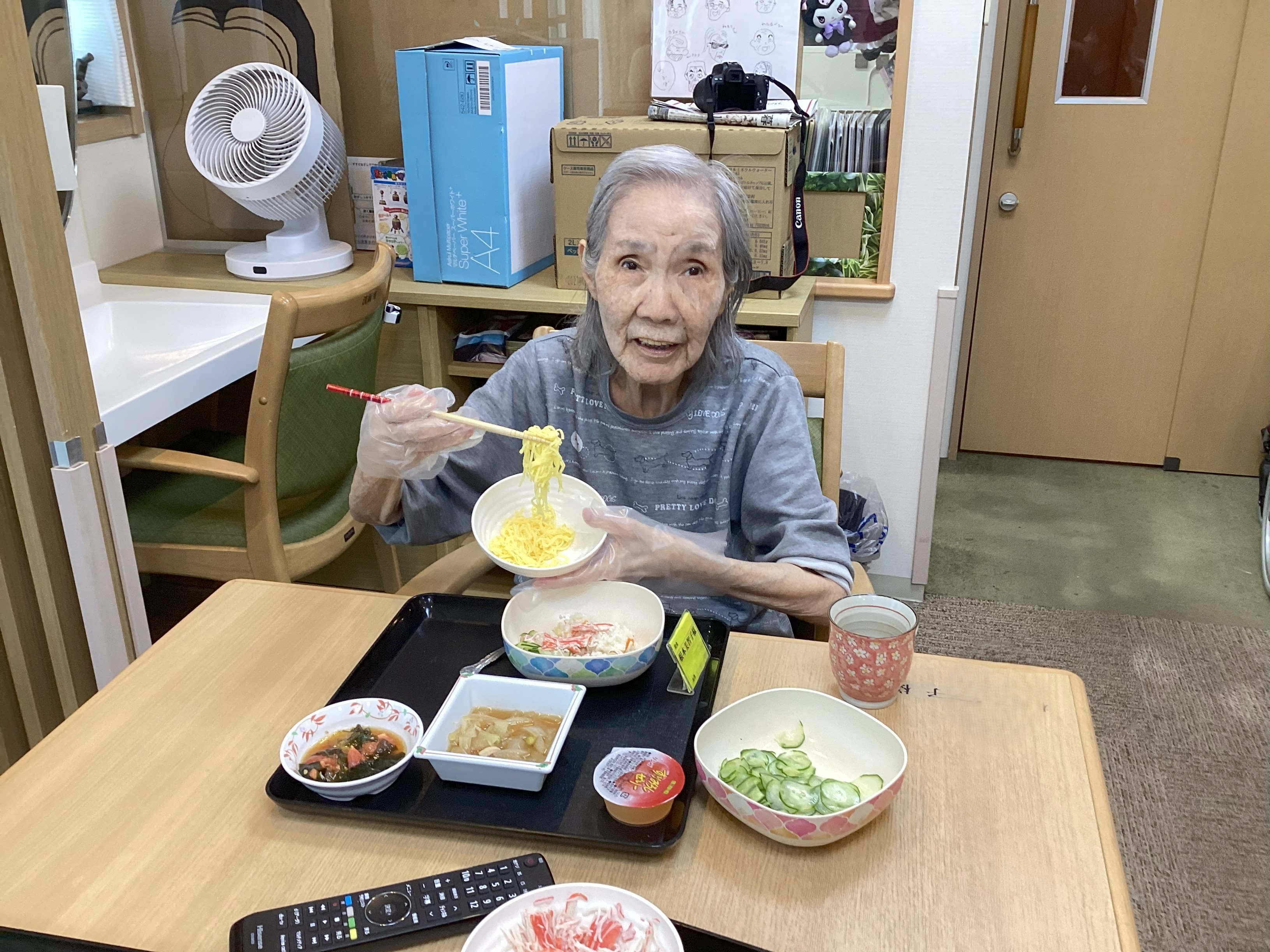 食レク　ちらし寿司(^^♪