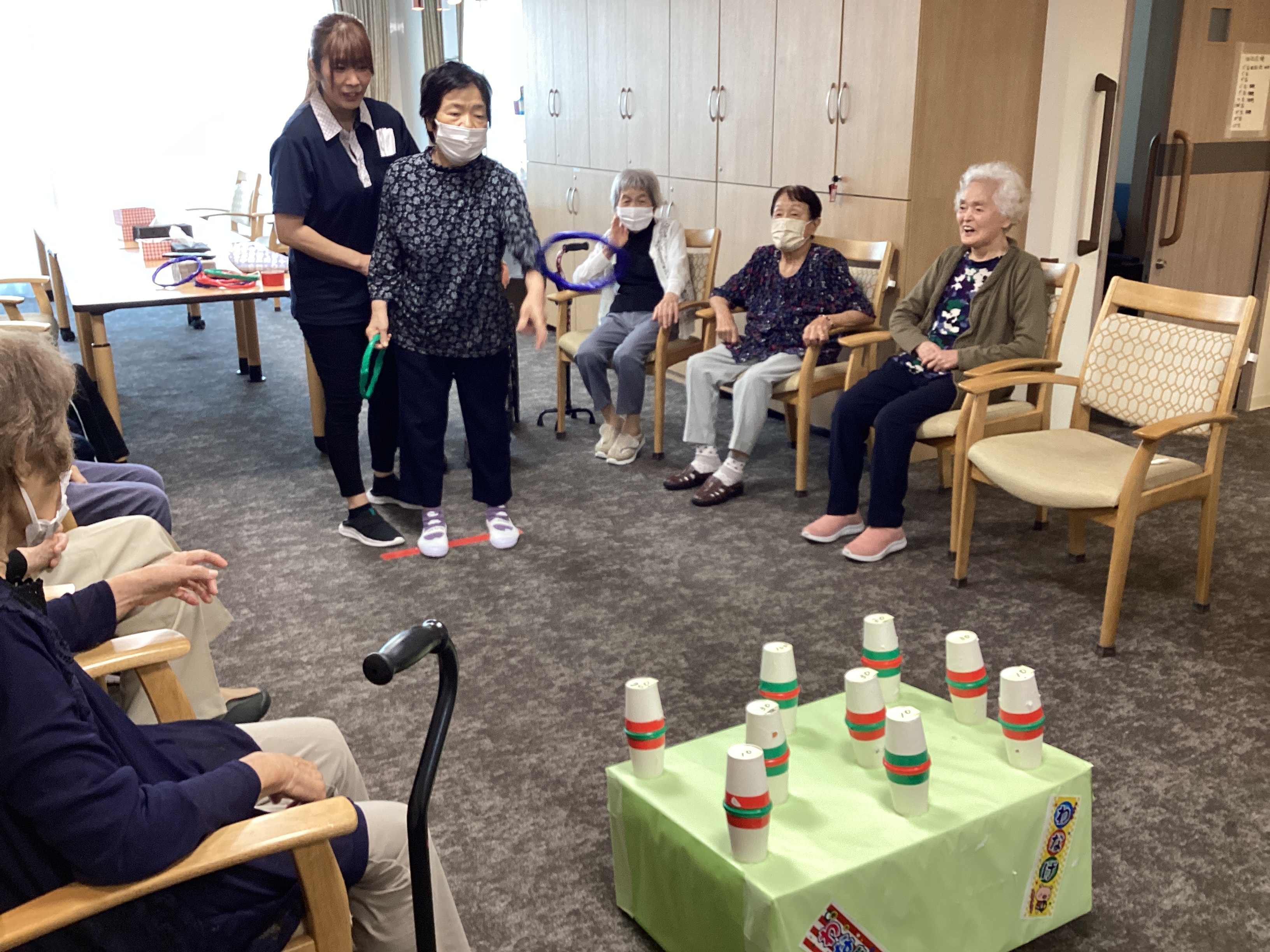 輪投げレク