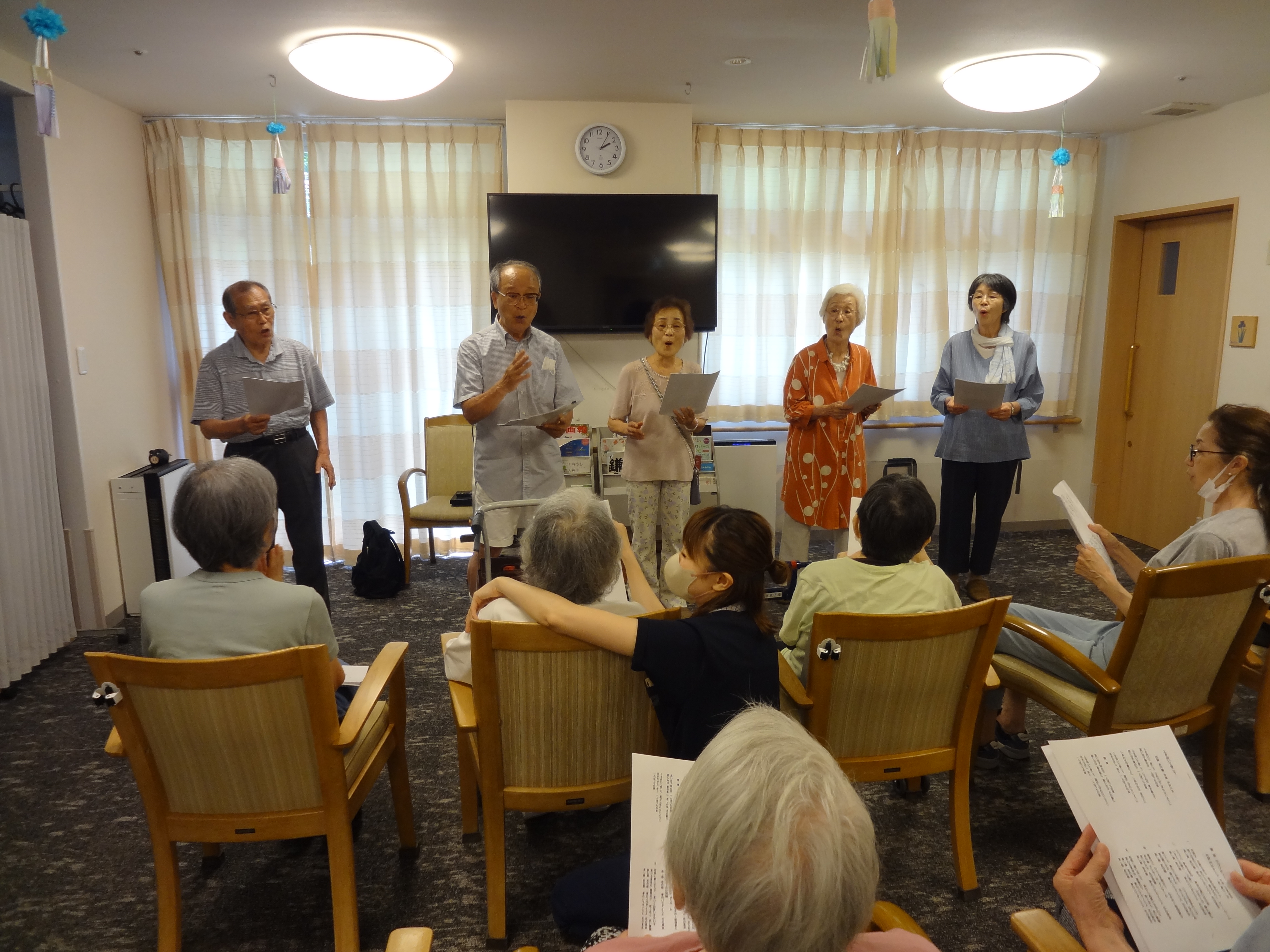 音楽会が開かれました。
