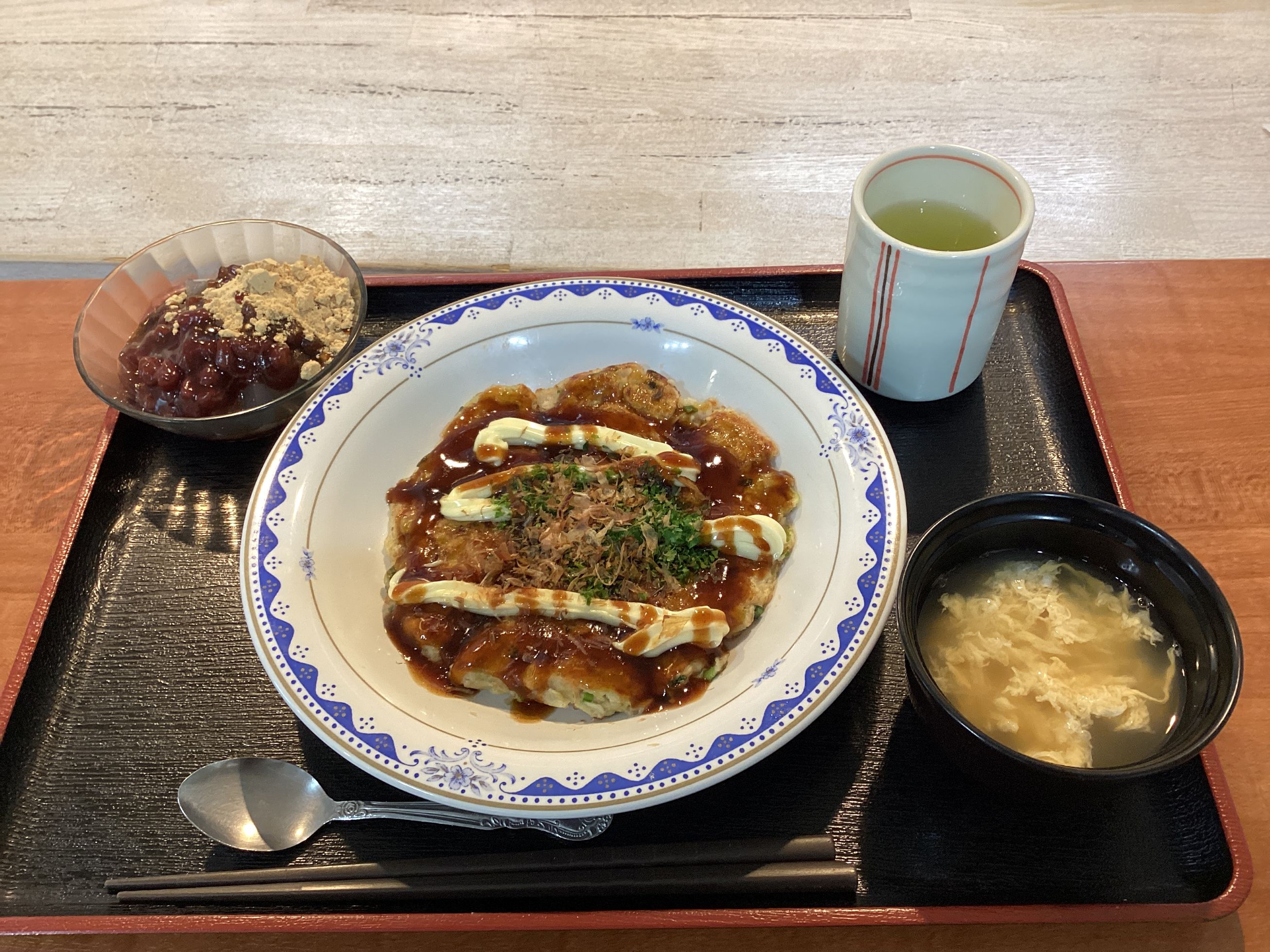 食レク　お好み焼き😋